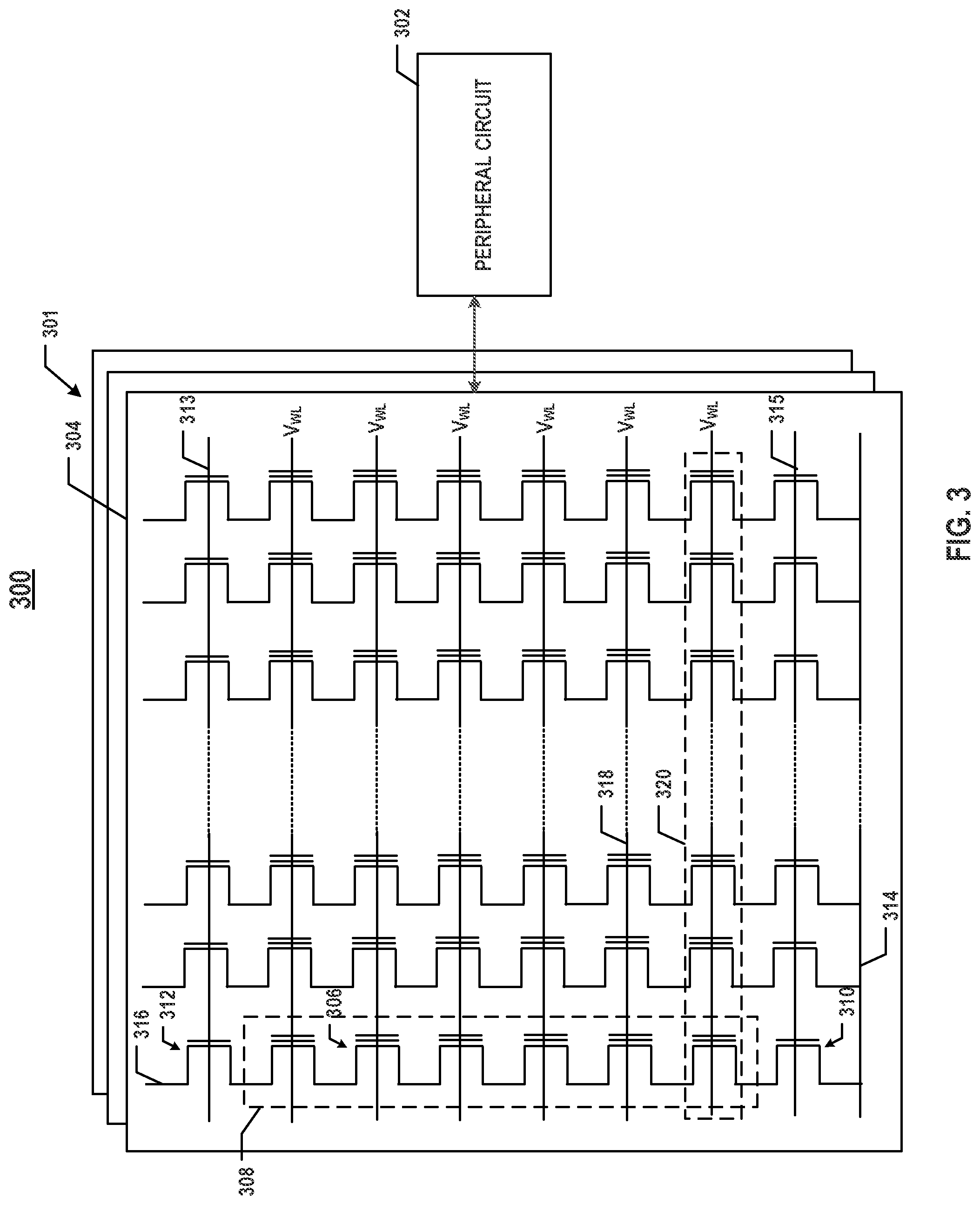 Patent US12106810 Figure 3 – Memory device and asynchronous multi-plane independent read operation thereof