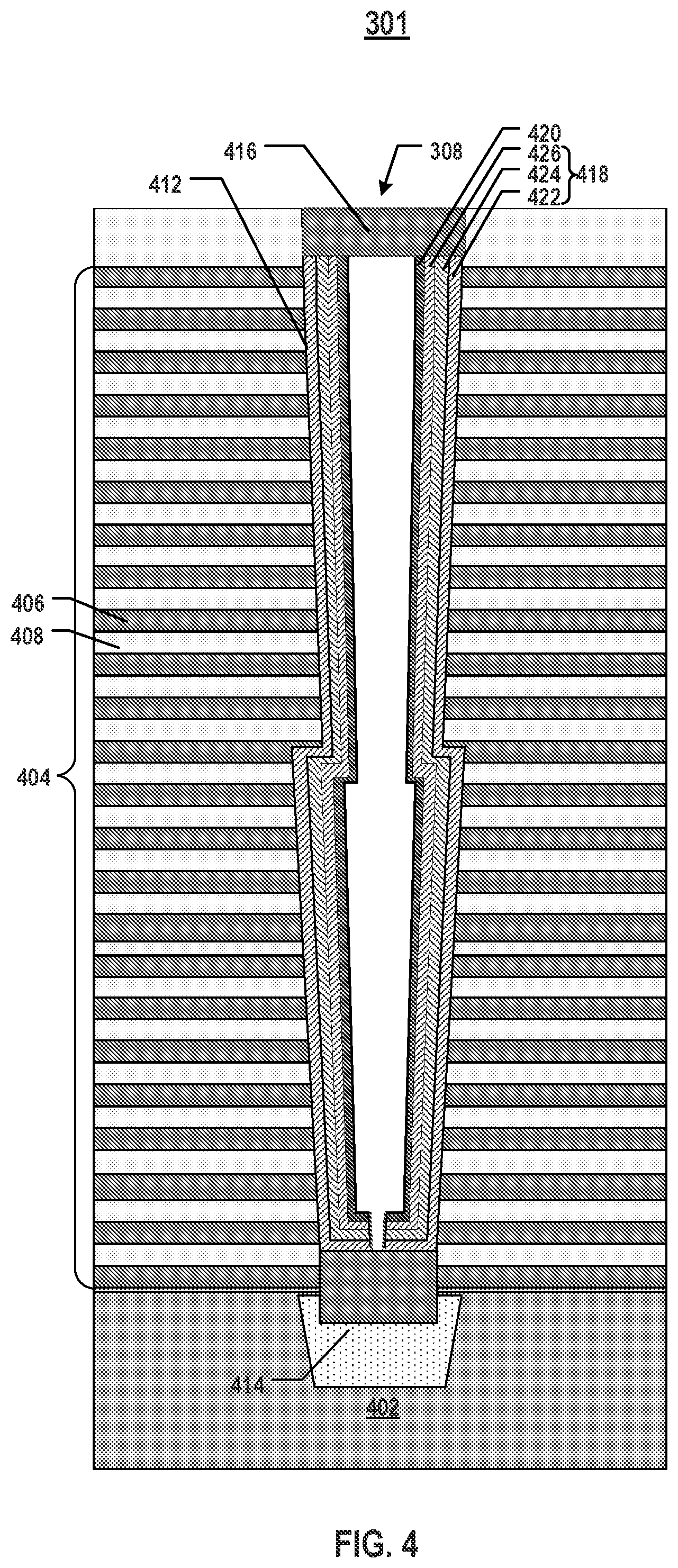 Patent US12106810 Figure 4 – Memory device and asynchronous multi-plane independent read operation thereof