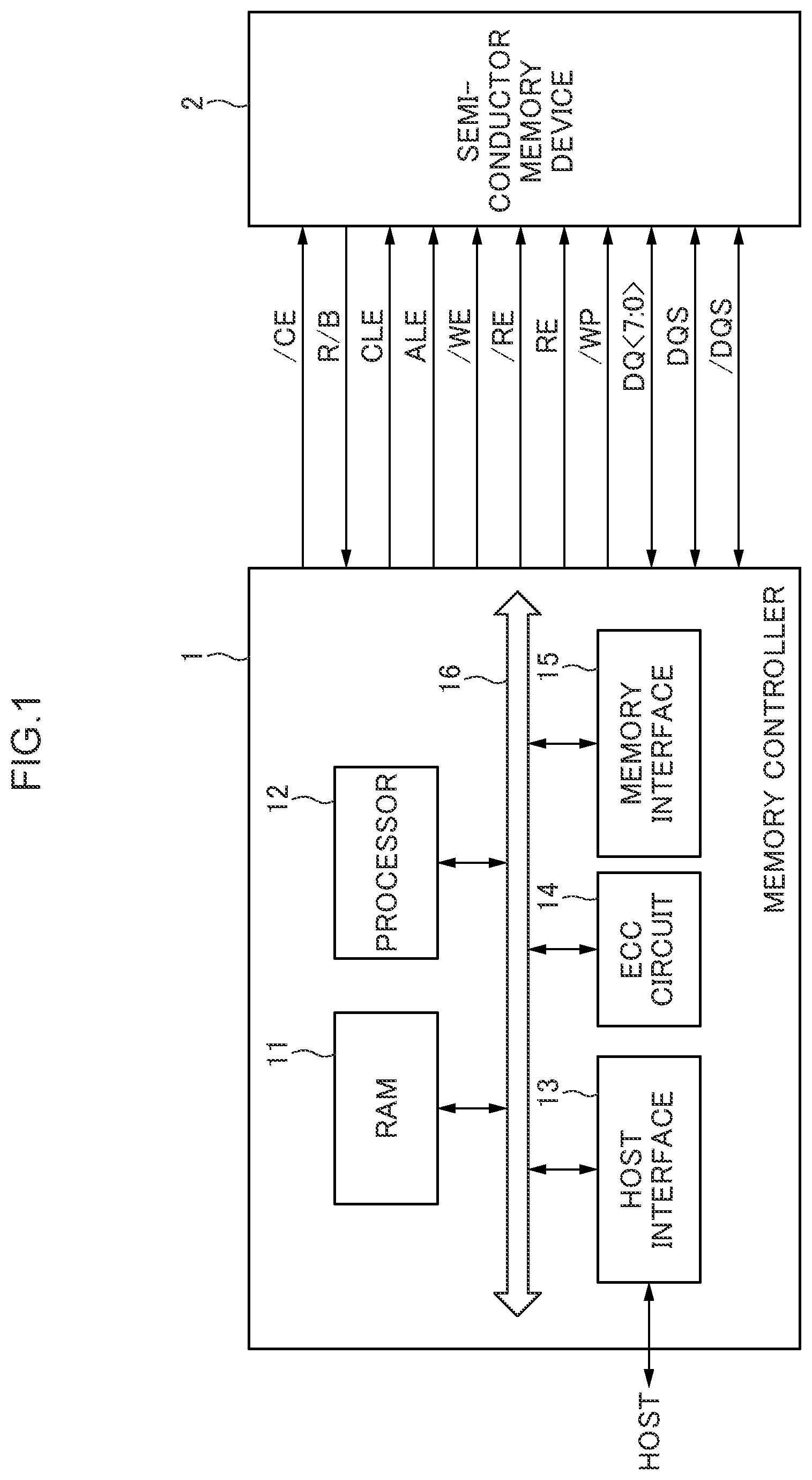 Patent US12106811 Figure 1 – Semiconductor memory device