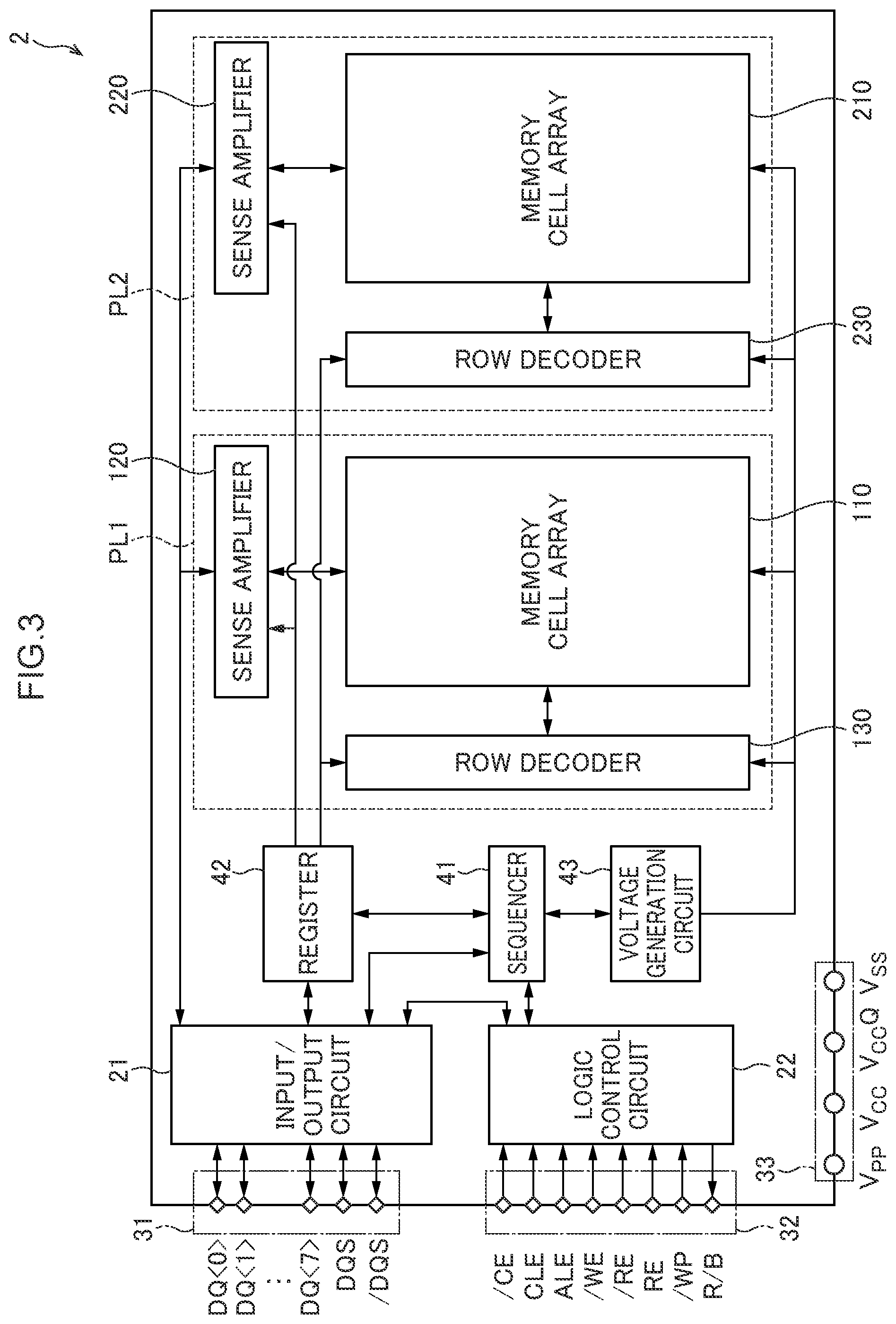 Patent US12106811 Figure 3 – Semiconductor memory device