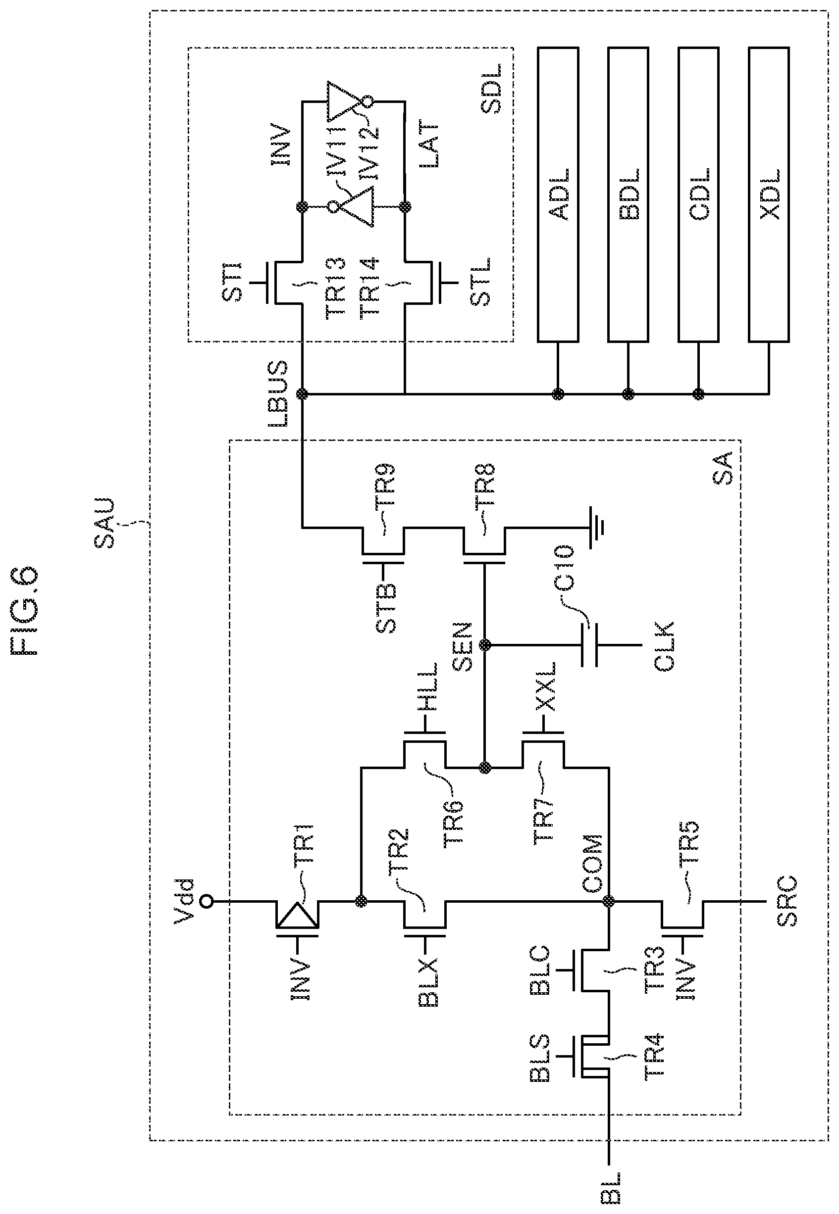 Patent US12106811 Figure 6 – Semiconductor memory device