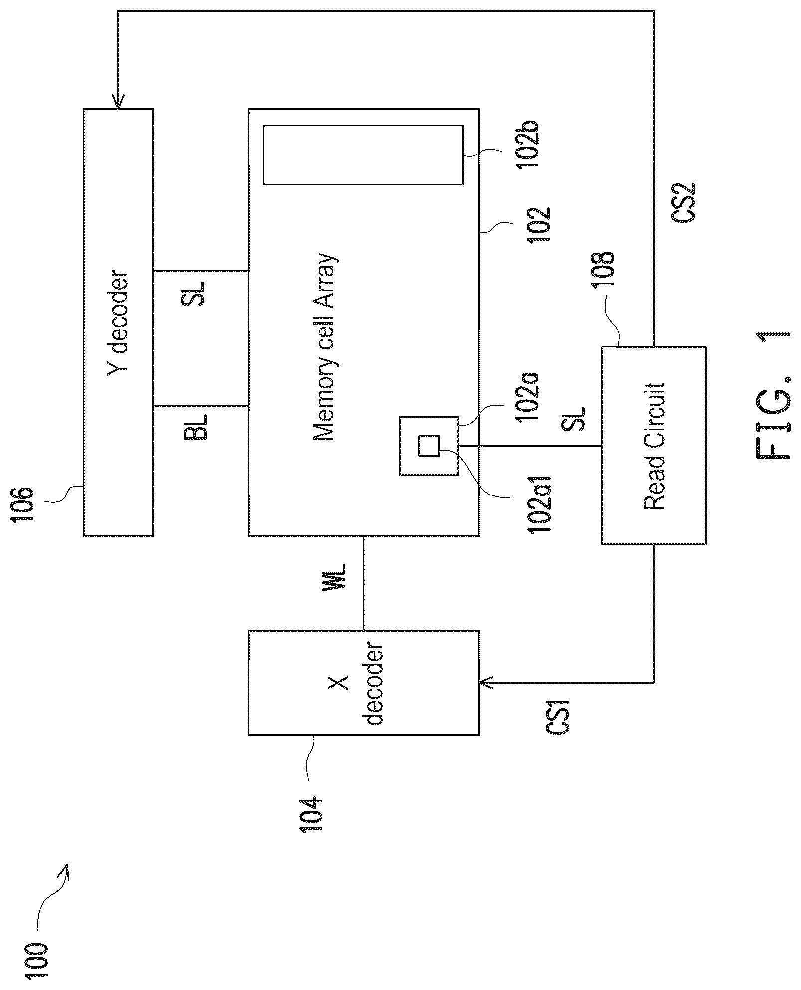 Patent US12106814 — Method of testing a memory circuit and memory circuit — Figure 1