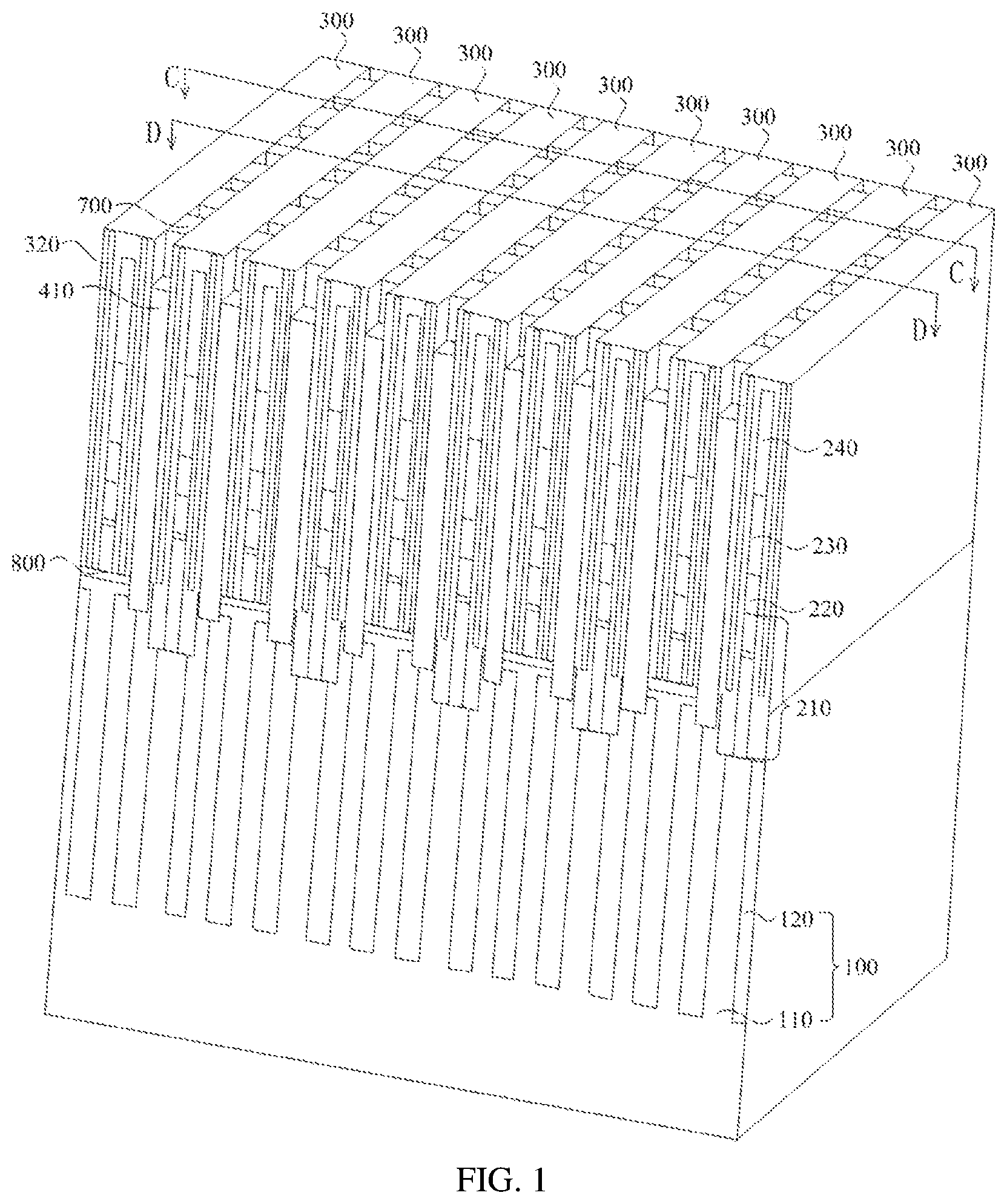 Patent US12106817 Figure 1 – Method for manufacturing a memory