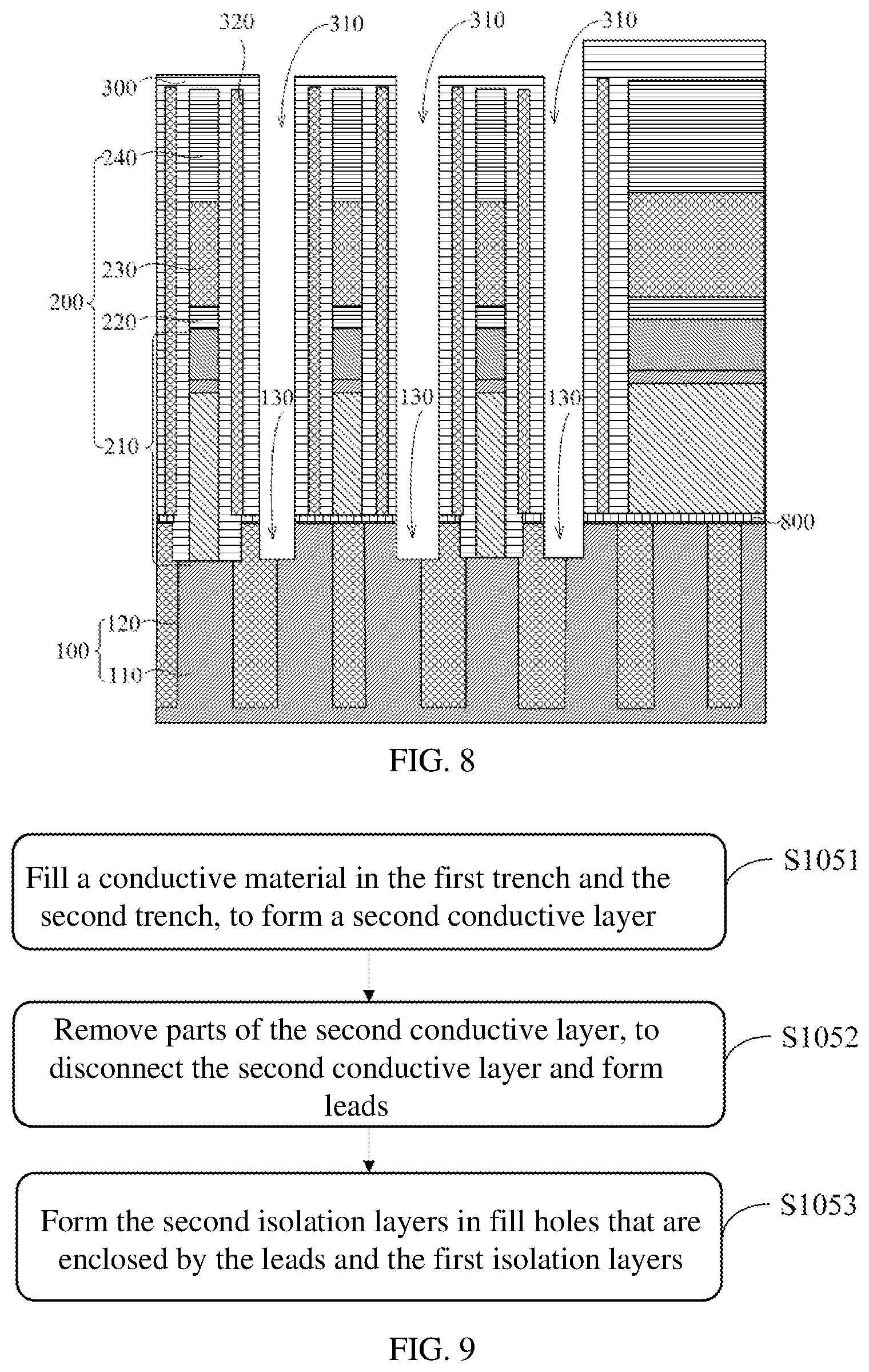 Patent US12106817 Figure 7 – Method for manufacturing a memory