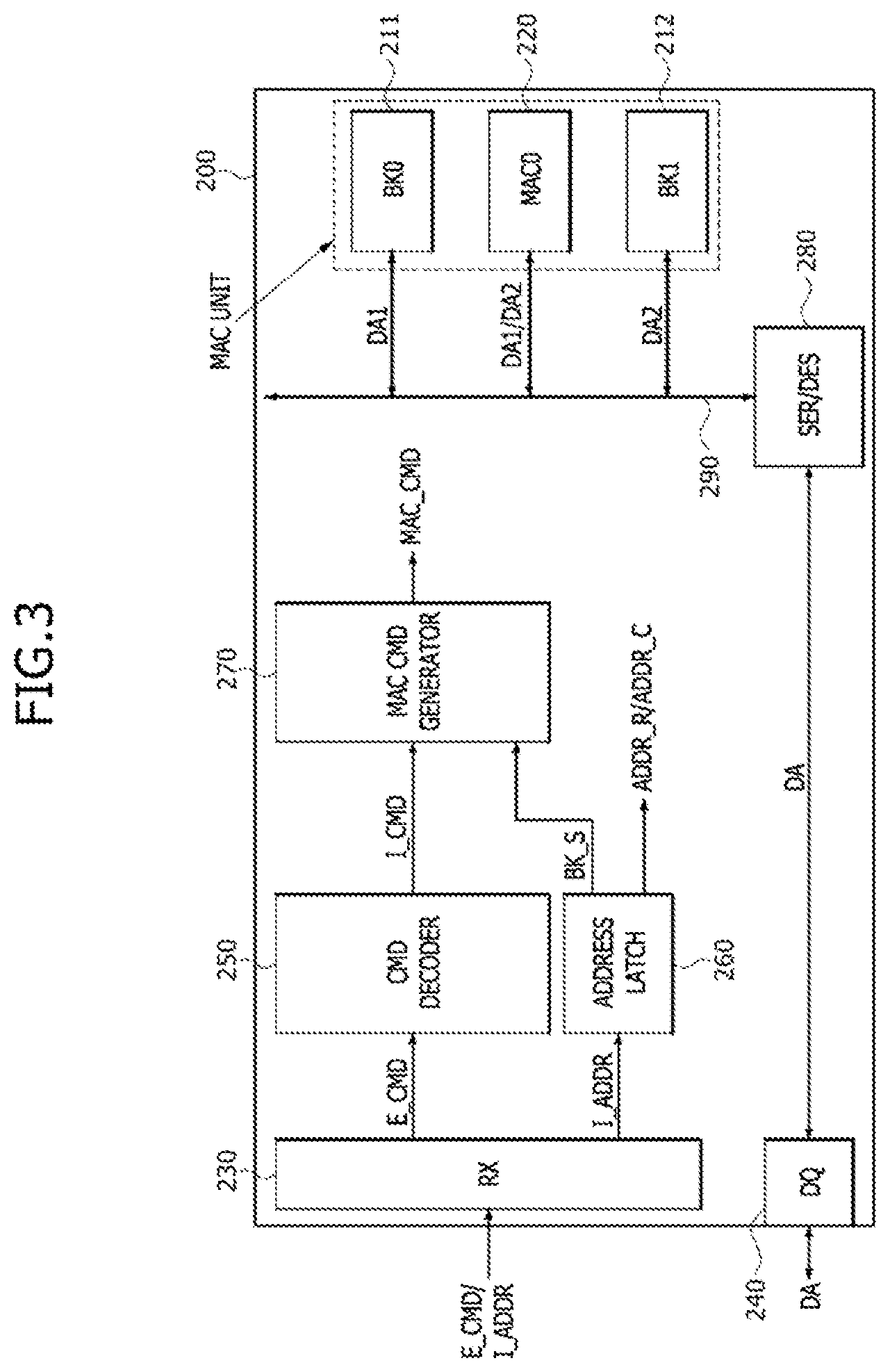 Patent US12106819 Figure 3 – Processing-in-memory (PIM) device