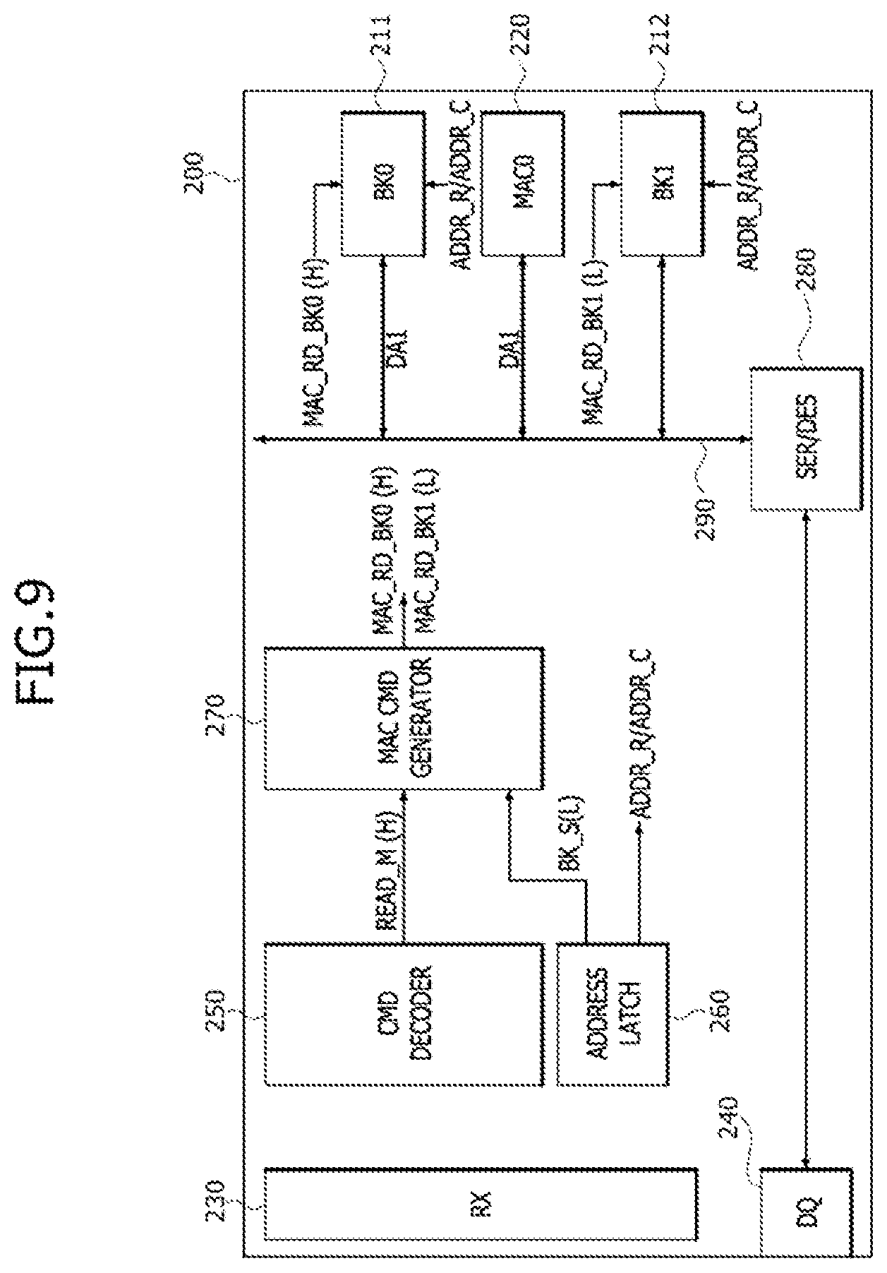 Patent US12106819 Figure 9 – Processing-in-memory (PIM) device