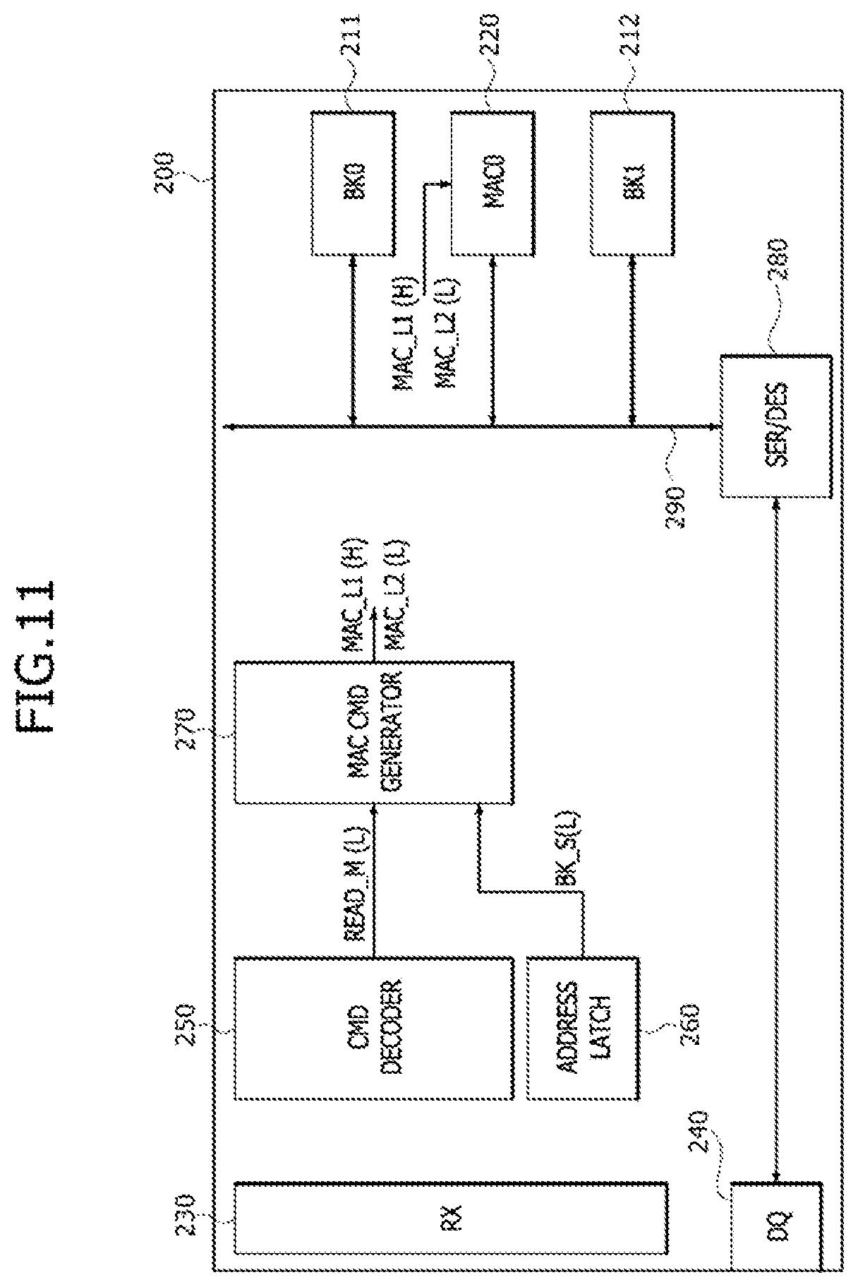 Patent US12106819 Figure 11 – Processing-in-memory (PIM) device