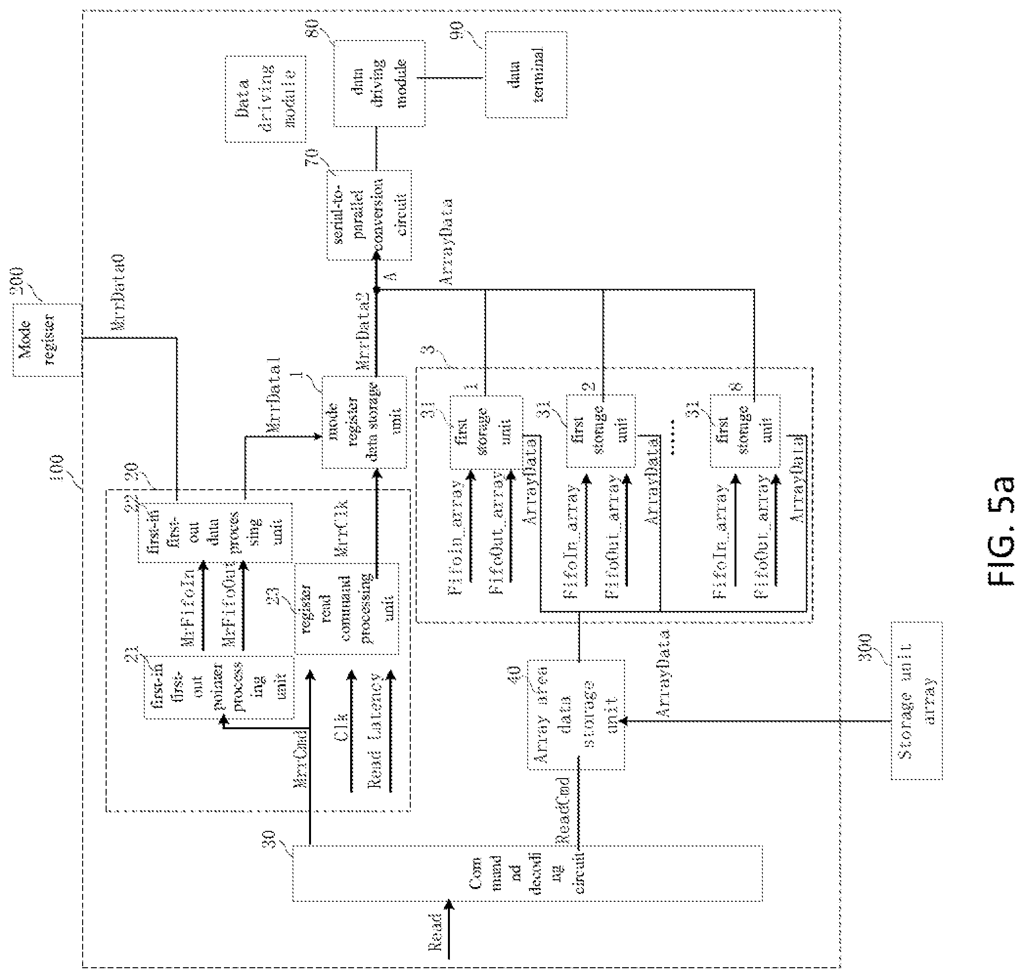 Patent US12106821 Figure 5 – Data transmission circuit, method of making it, and storage device
