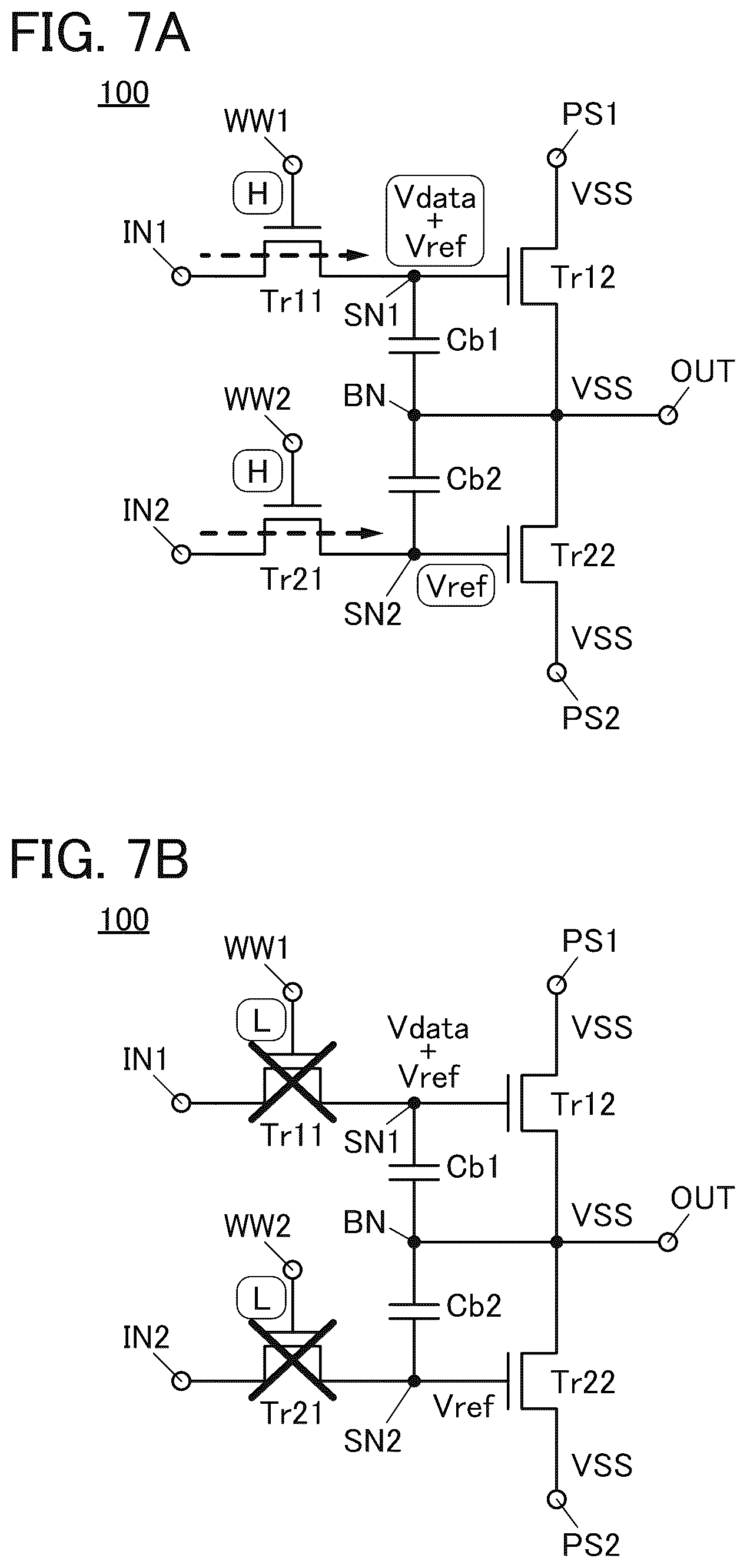 Patent US12106823 Figure 7 – Semiconductor device using transistors having low off-state current