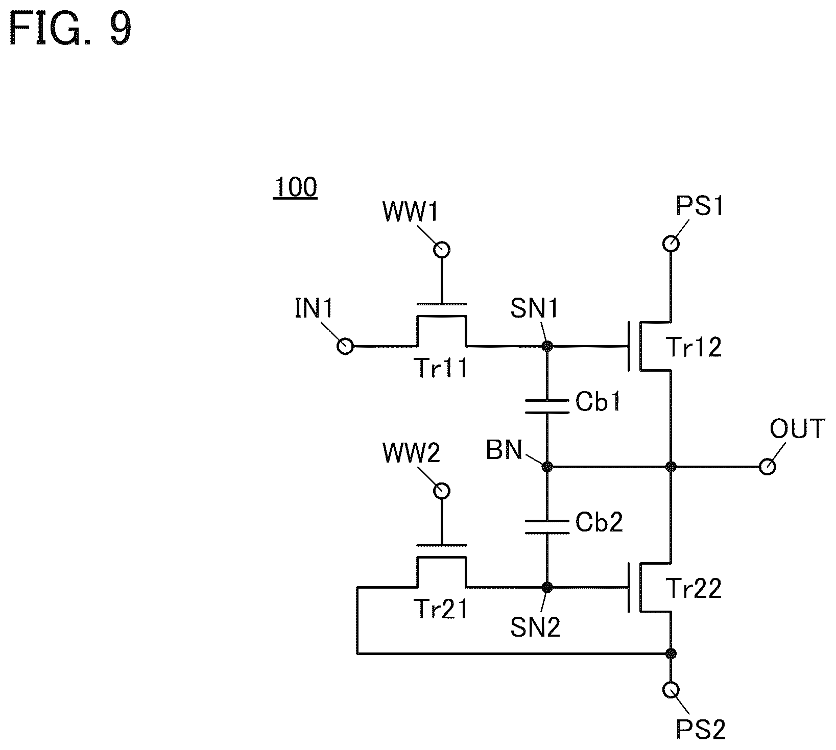 Patent US12106823 Figure 9 – Semiconductor device using transistors having low off-state current