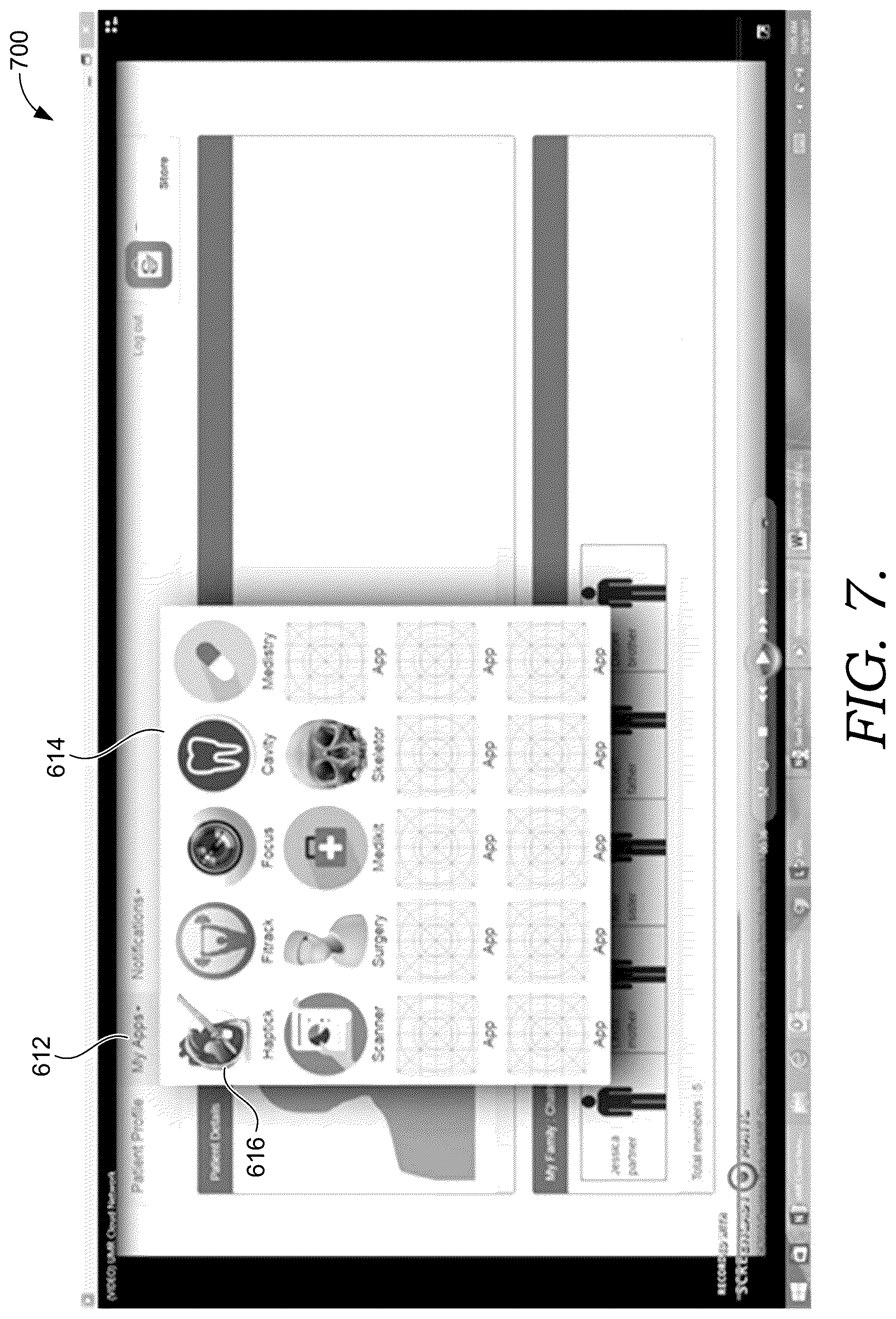 Patent US12106833 Figure 7 – Customizing healthcare app offerings based on clinical records