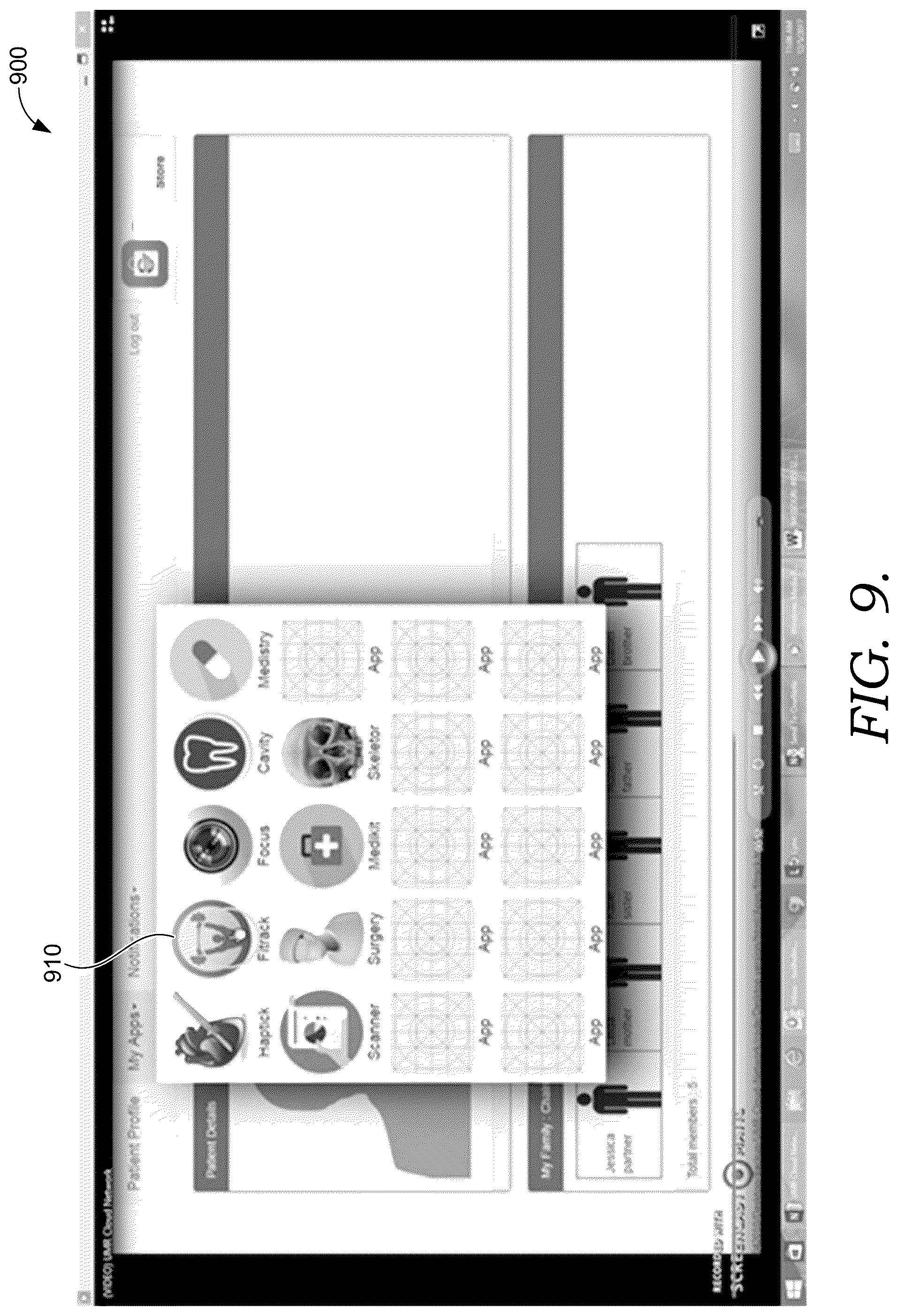 Patent US12106833 Figure 9 – Customizing healthcare app offerings based on clinical records