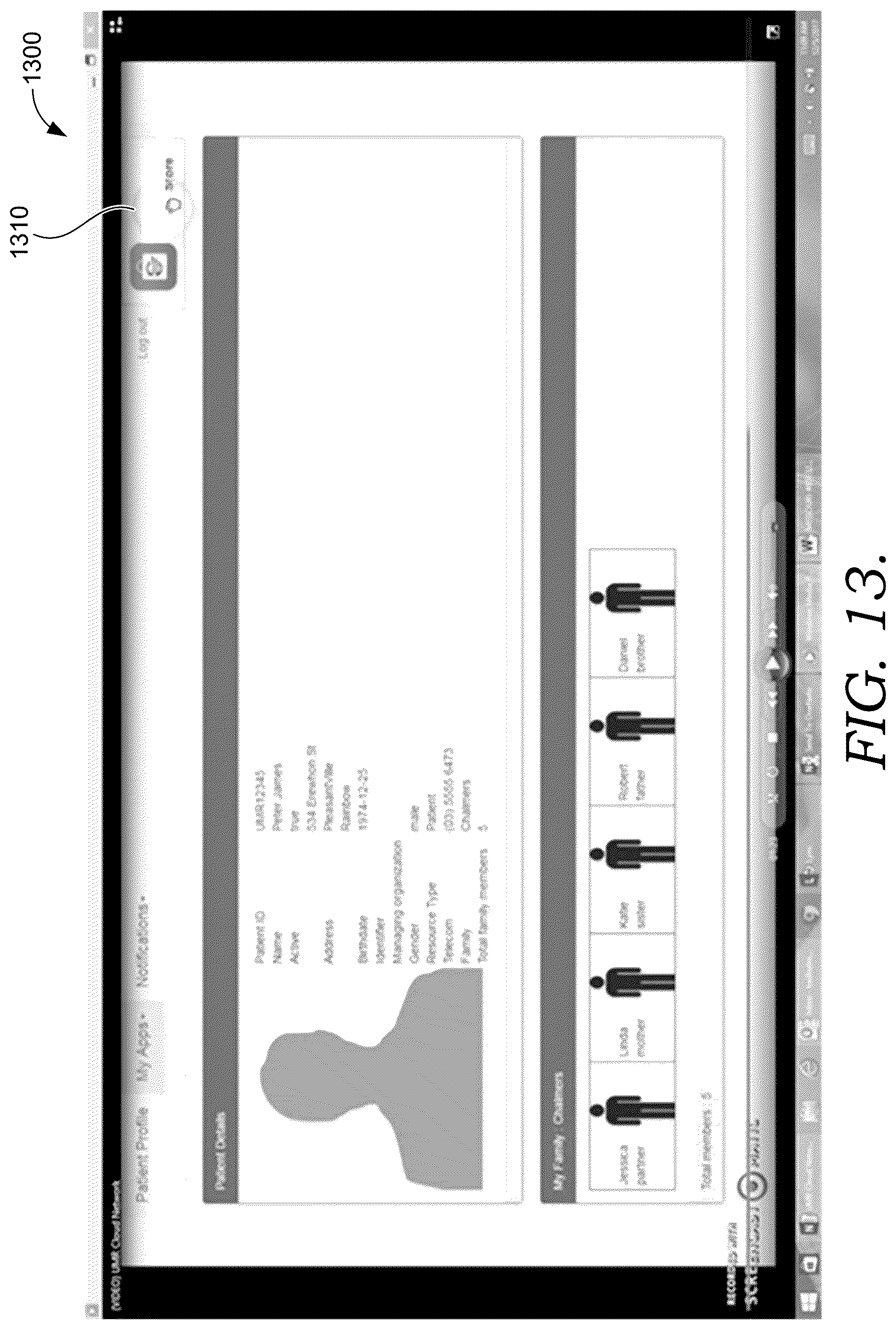 Patent US12106833 Figure 13 – Customizing healthcare app offerings based on clinical records