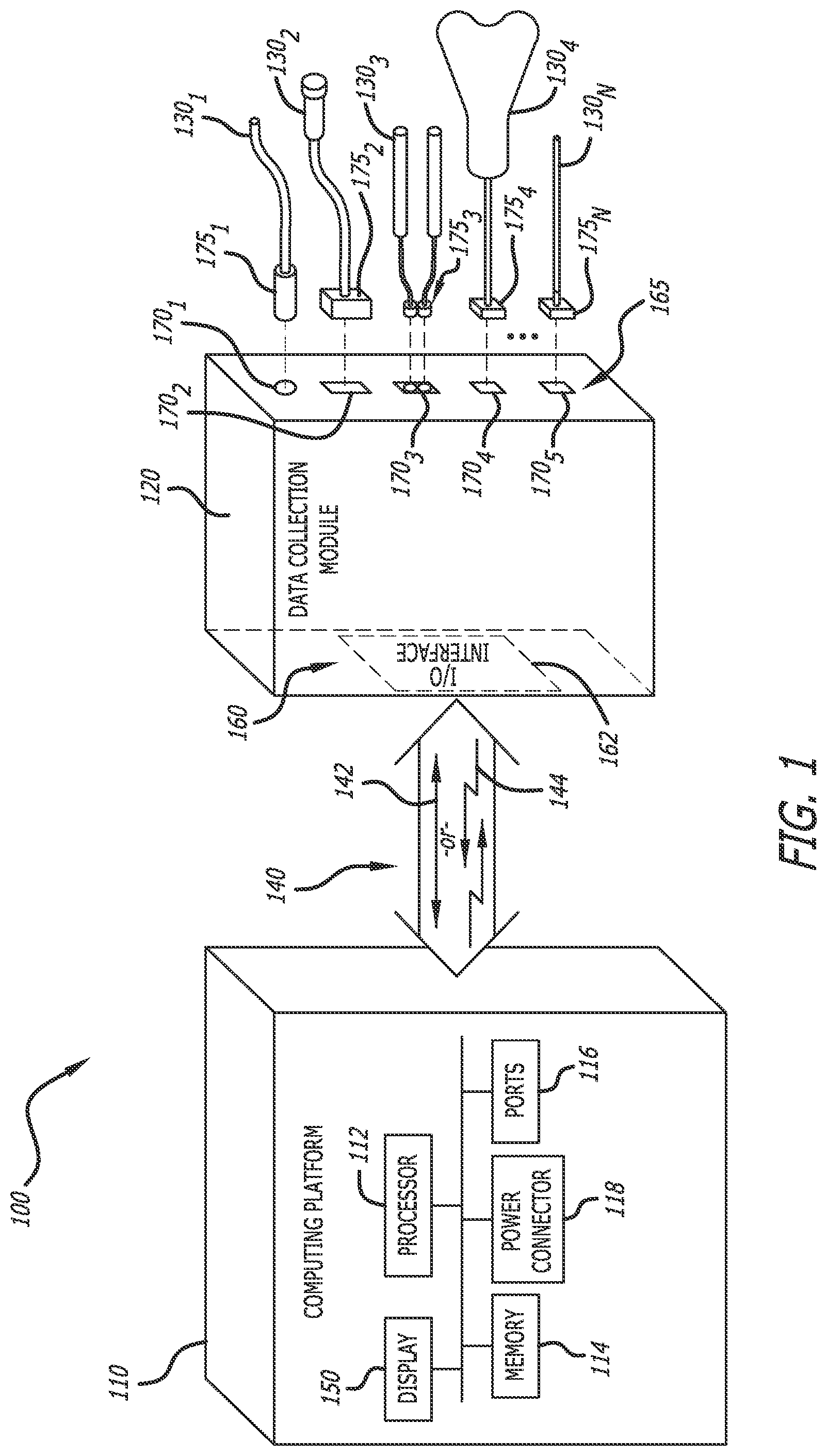 Patent US12106840 Figure 1 – System and method for controlling operability of multiple medical devices