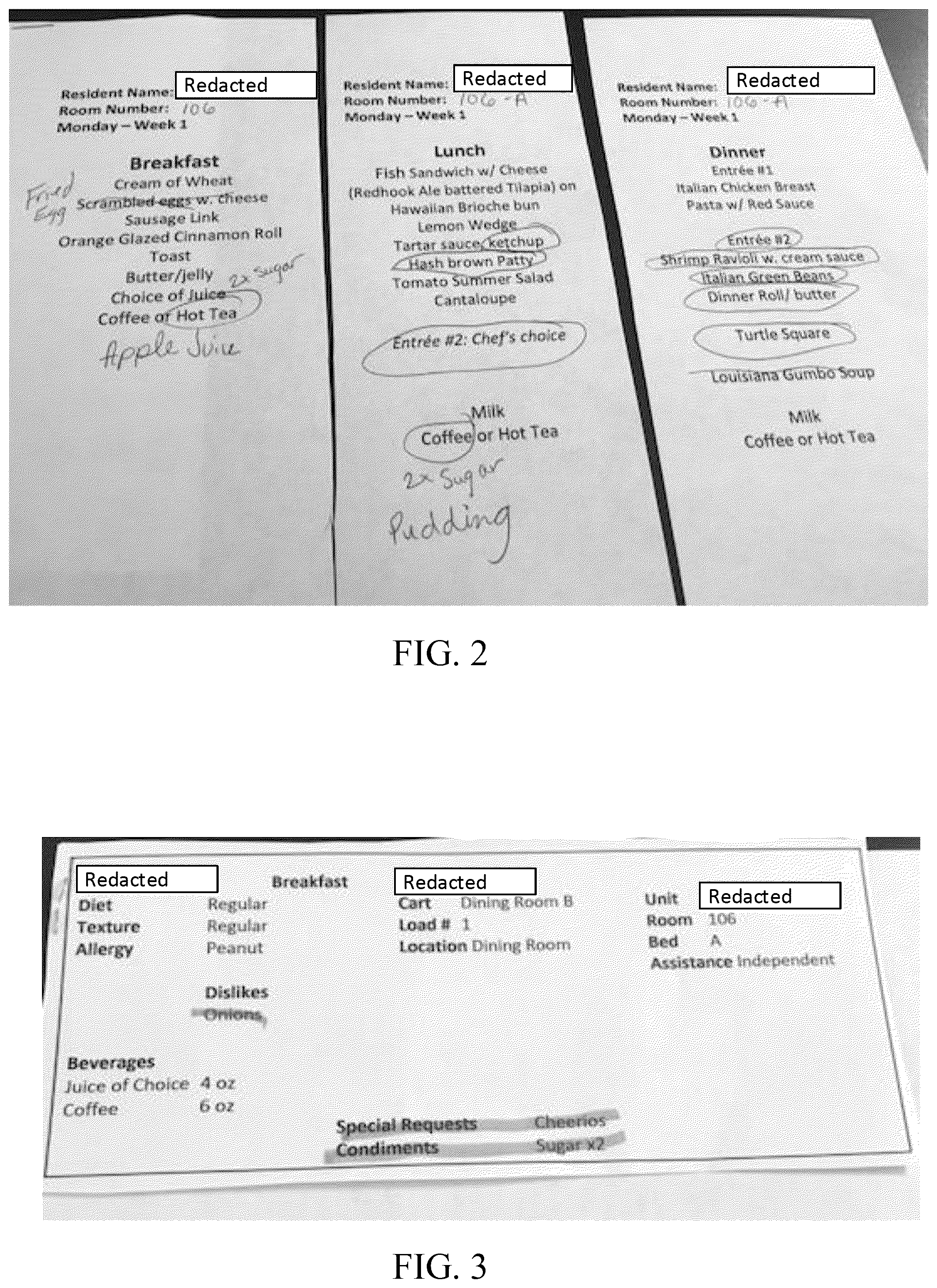 Patent US12106842 Figure 2 – Systems, methods, and media for automated dietary management in healthcare facilities