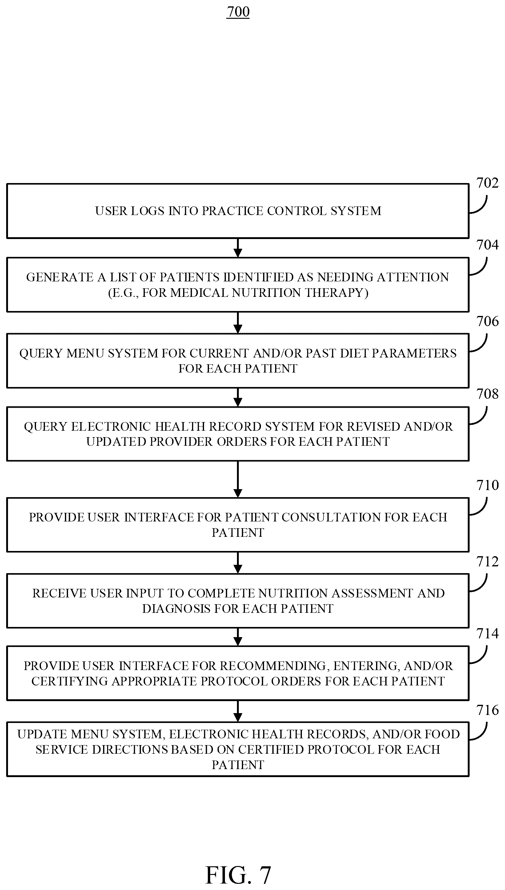 Patent US12106842 Figure 6 – Systems, methods, and media for automated dietary management in healthcare facilities