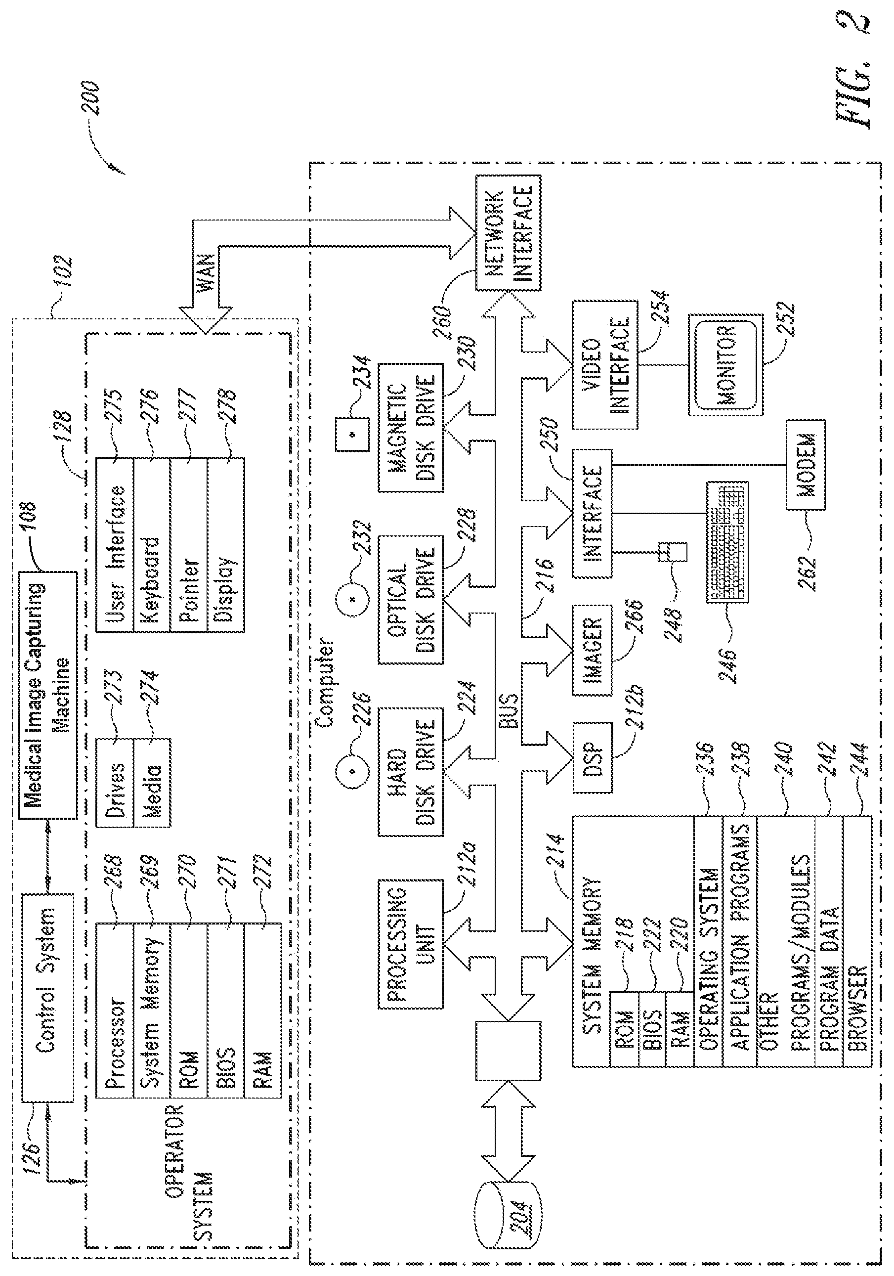 Patent US12106846 Figure 2 – Systems and methods for high bit depth rendering of medical images in a web browser