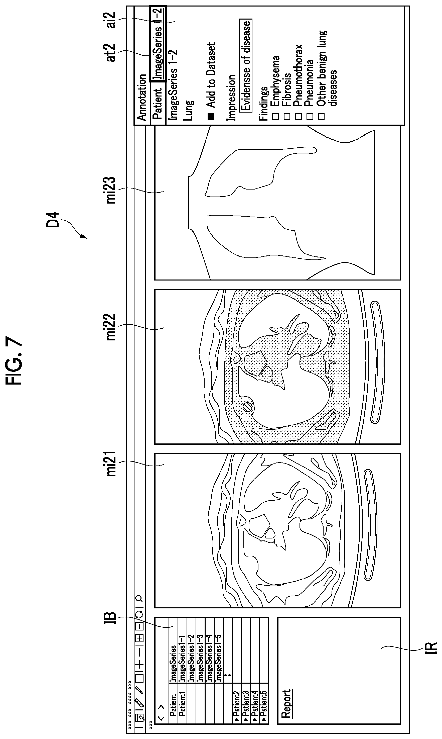 Patent US12106847 Figure 7 – Annotation support apparatus, annotation support method, and annotation support program
