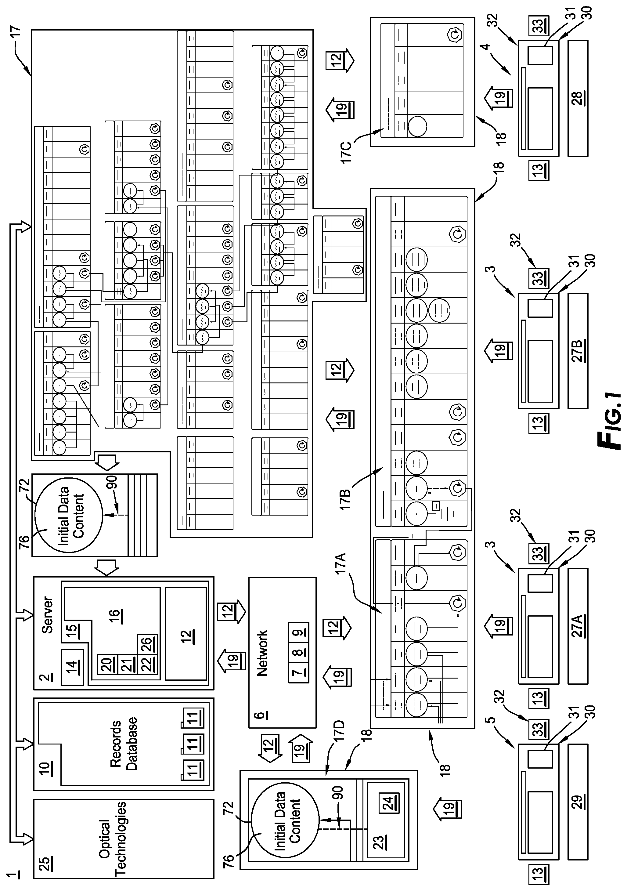 Patent US12106849 Figure 1 – Digital data task stations reconfiguring data connection points