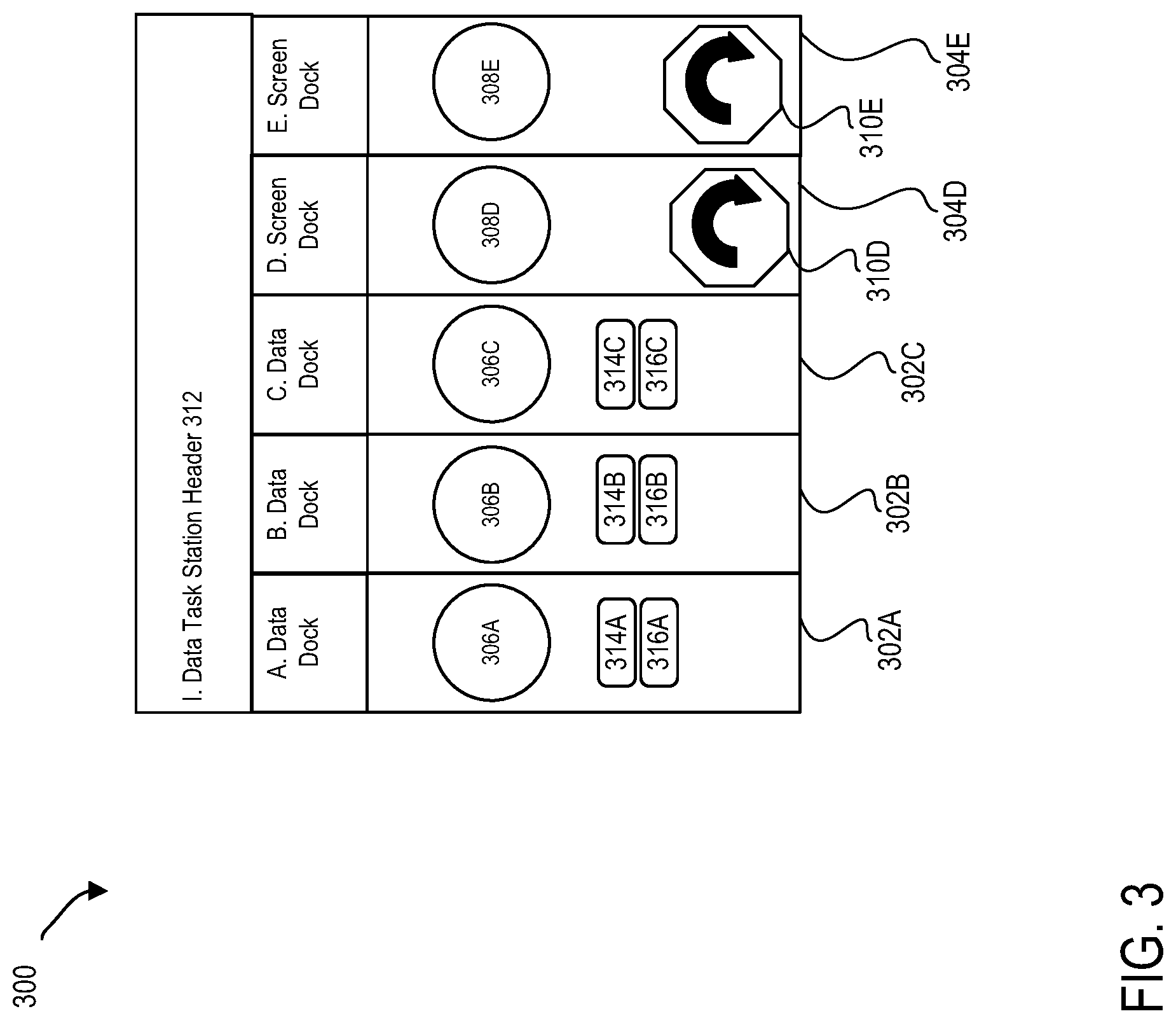 Patent US12106849 Figure 3 – Digital data task stations reconfiguring data connection points