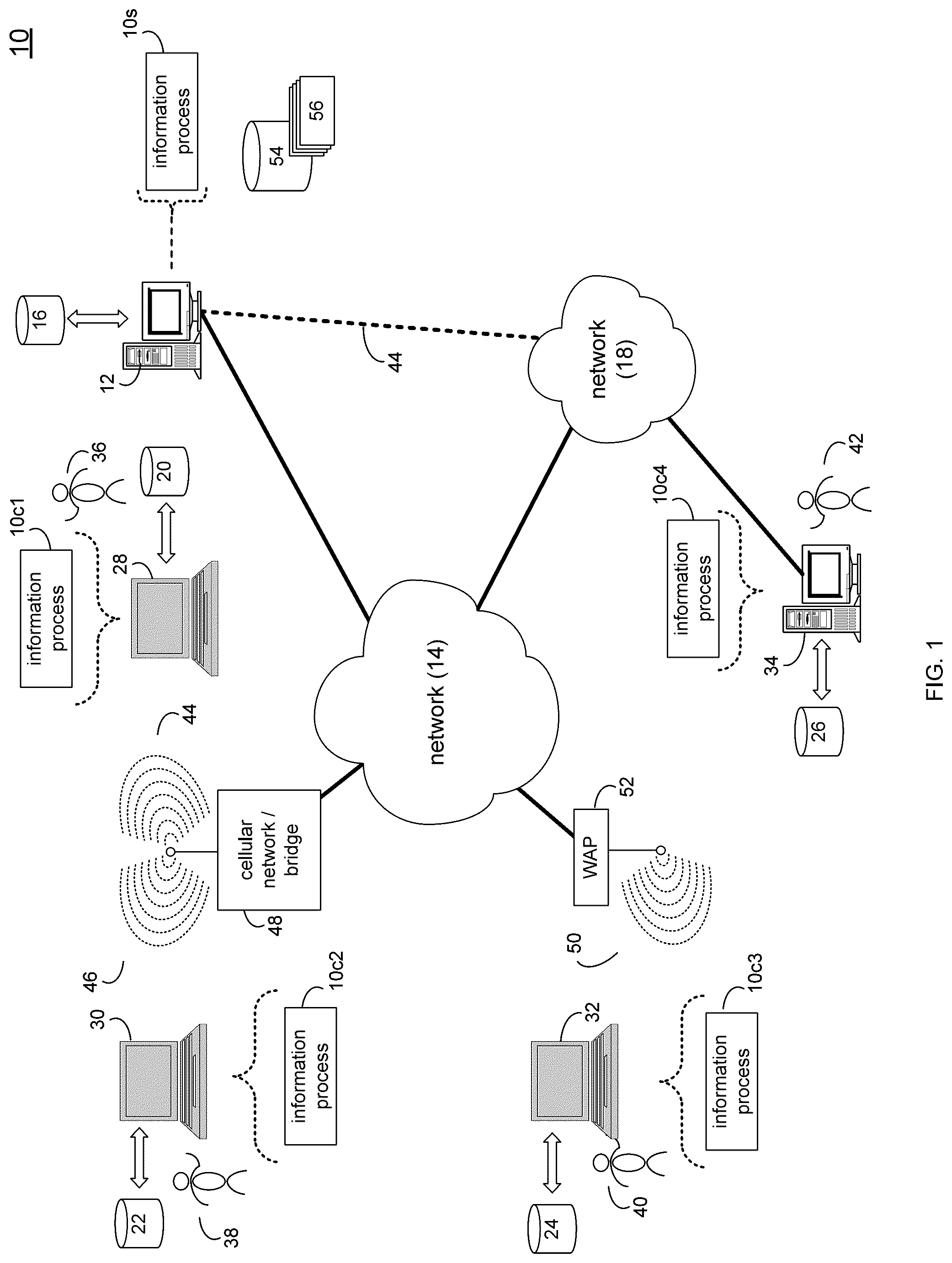 Patent US12106851 Figure 1 – Information management system and method
