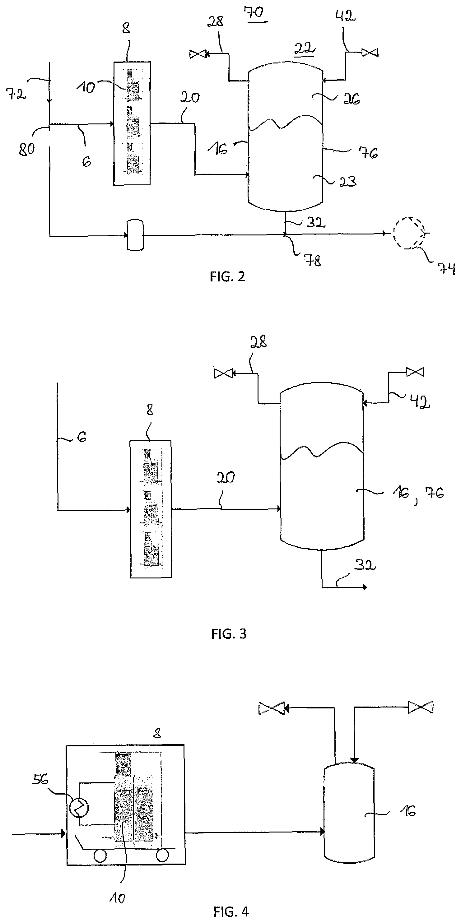 Patent US12106863 Figure 2 – Degasification system for a nuclear power plant and method for degassing a flow of reactor coolant
