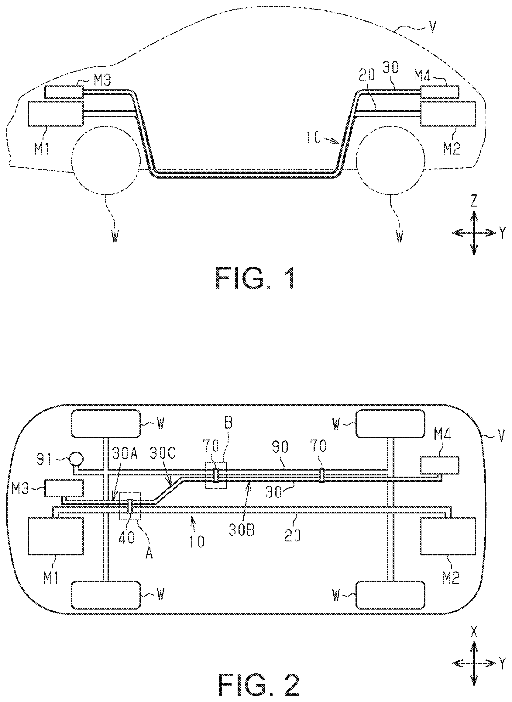 Patent US12106871 Figure 1 – Wire harness