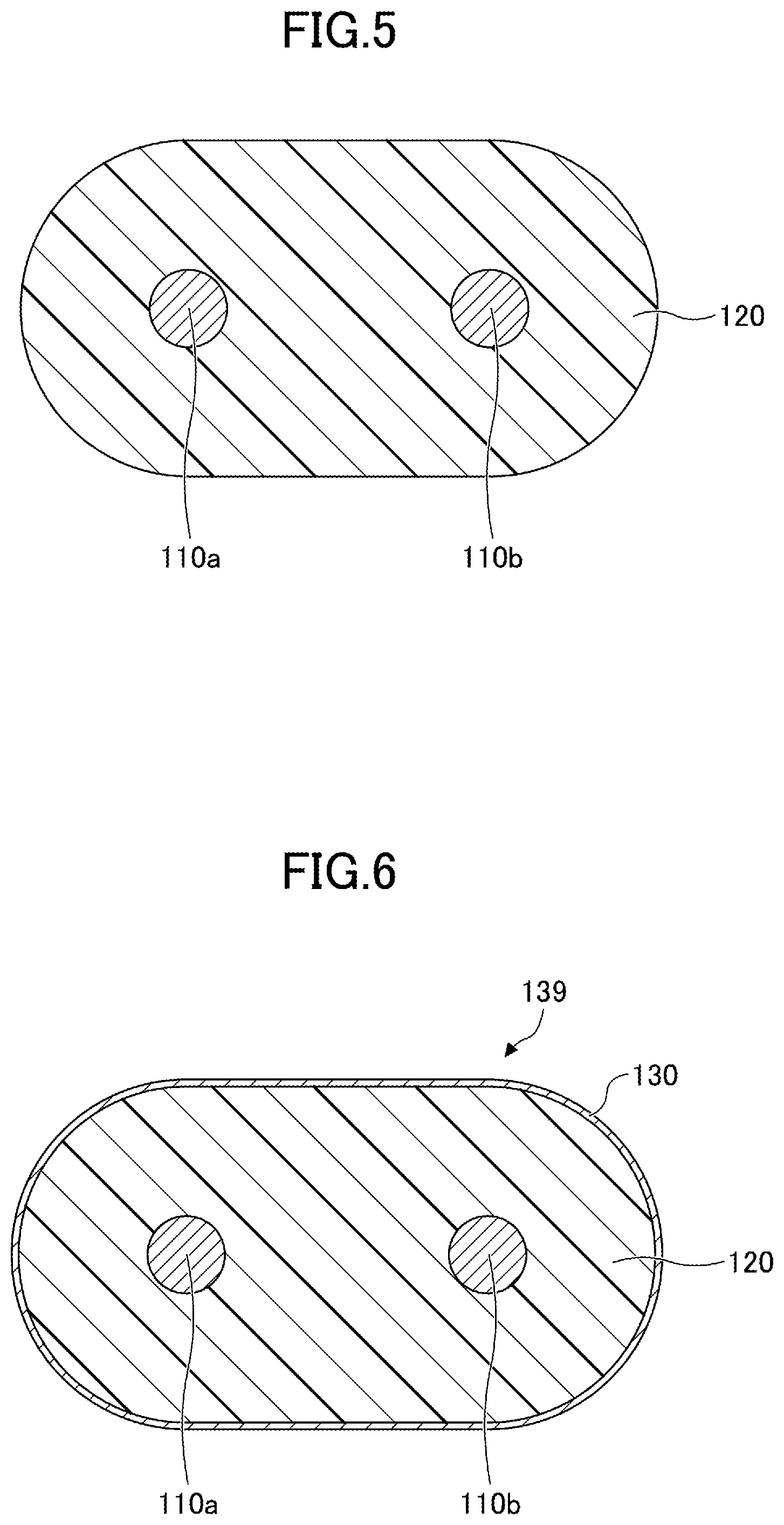 Patent US12106873 Figure 4 – Two core flat cable