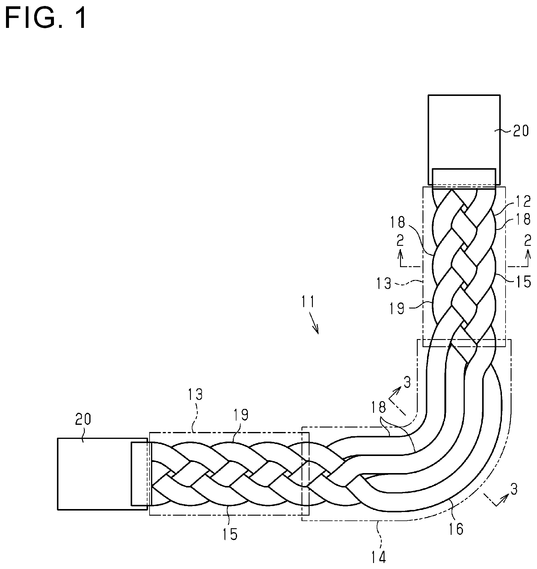 Patent US12106875 — Wire harness — Figure 1