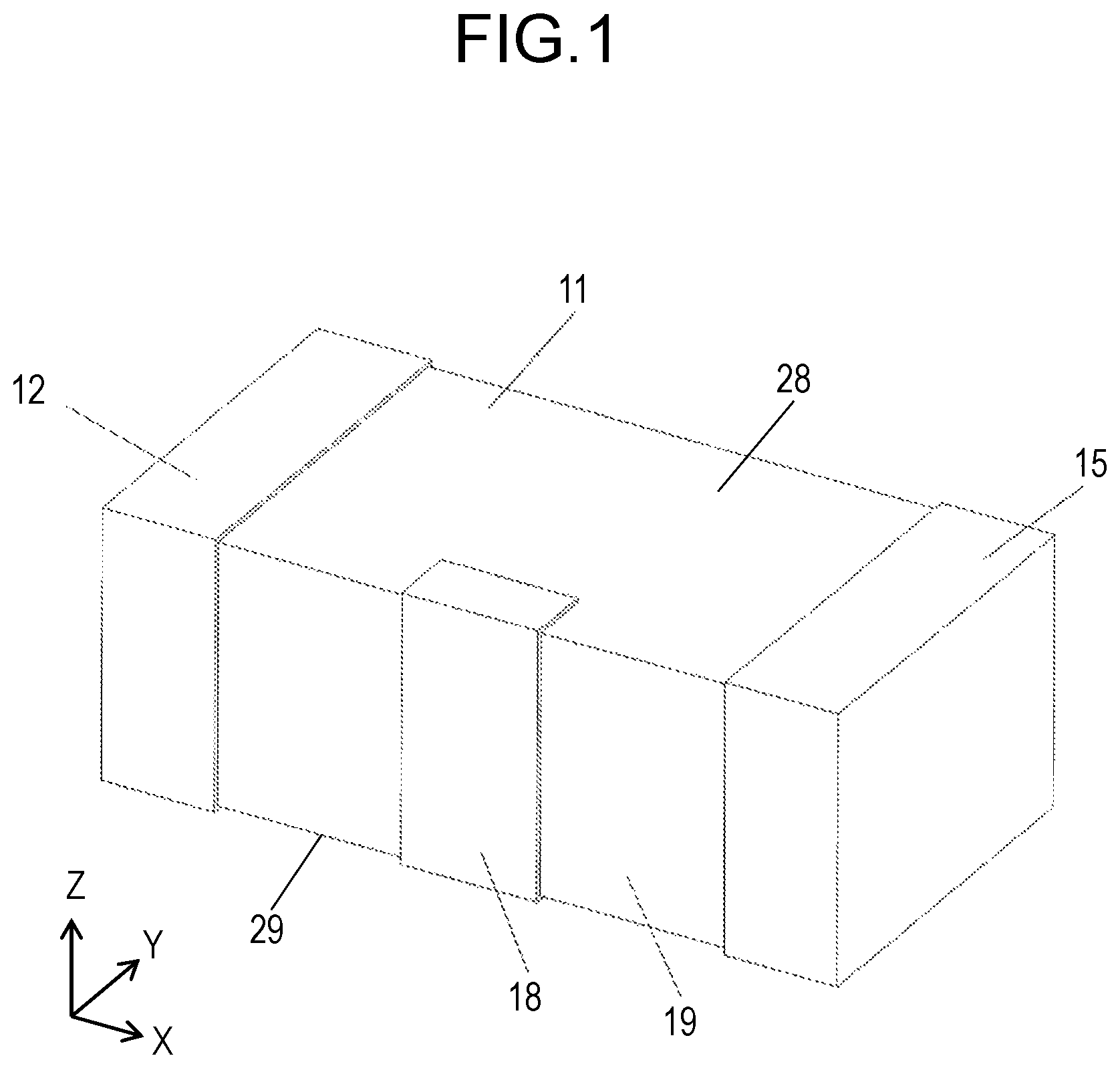 Patent US12106877 Figure 1 – Chip resistor for reducing stray capacitance