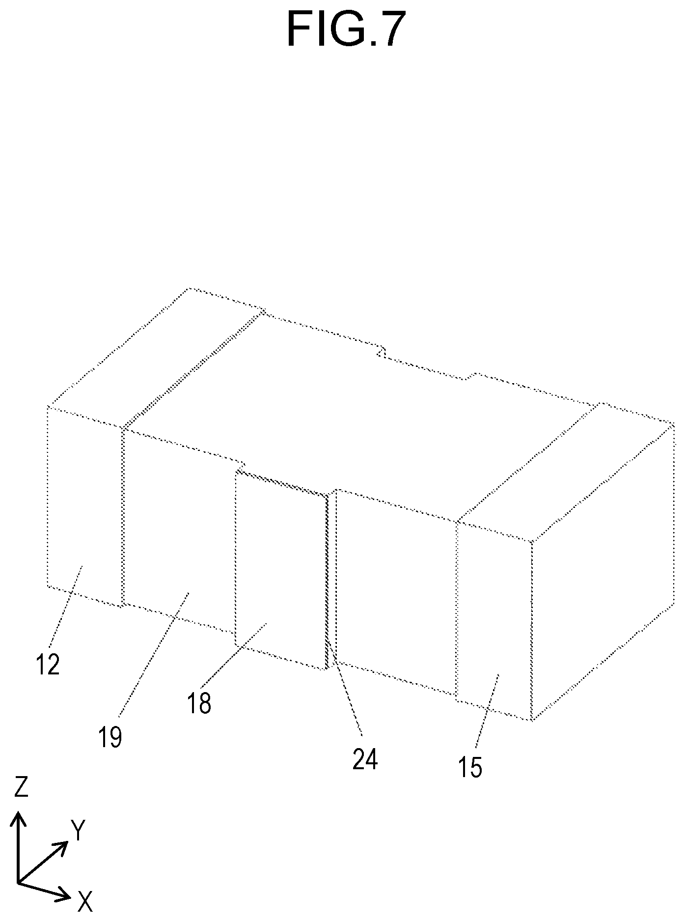 Patent US12106877 Figure 7 – Chip resistor for reducing stray capacitance