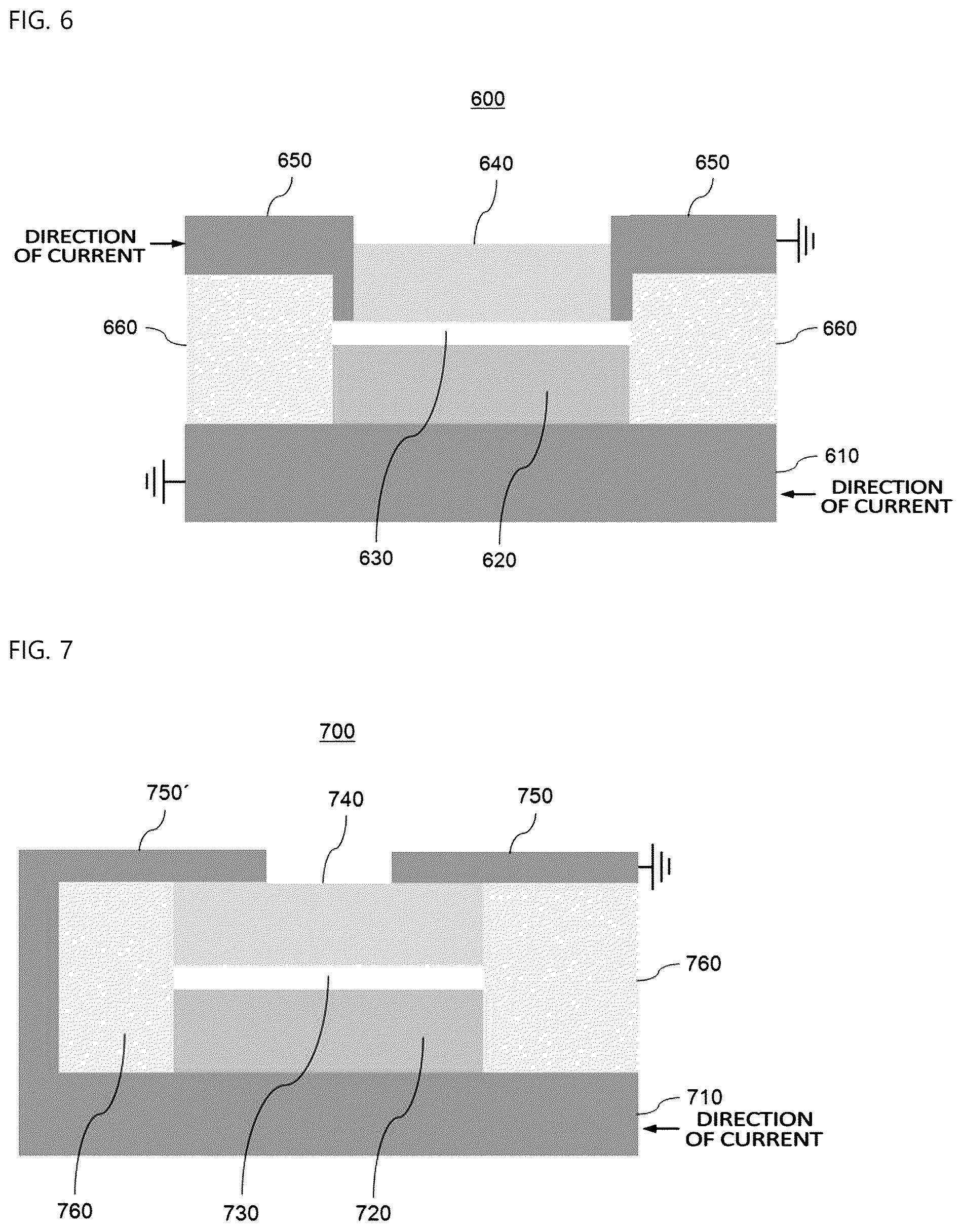 Patent US12106879 Figure 5 – Nano spintronic device using spin current of ferromagnetic material and heavy metal channel
