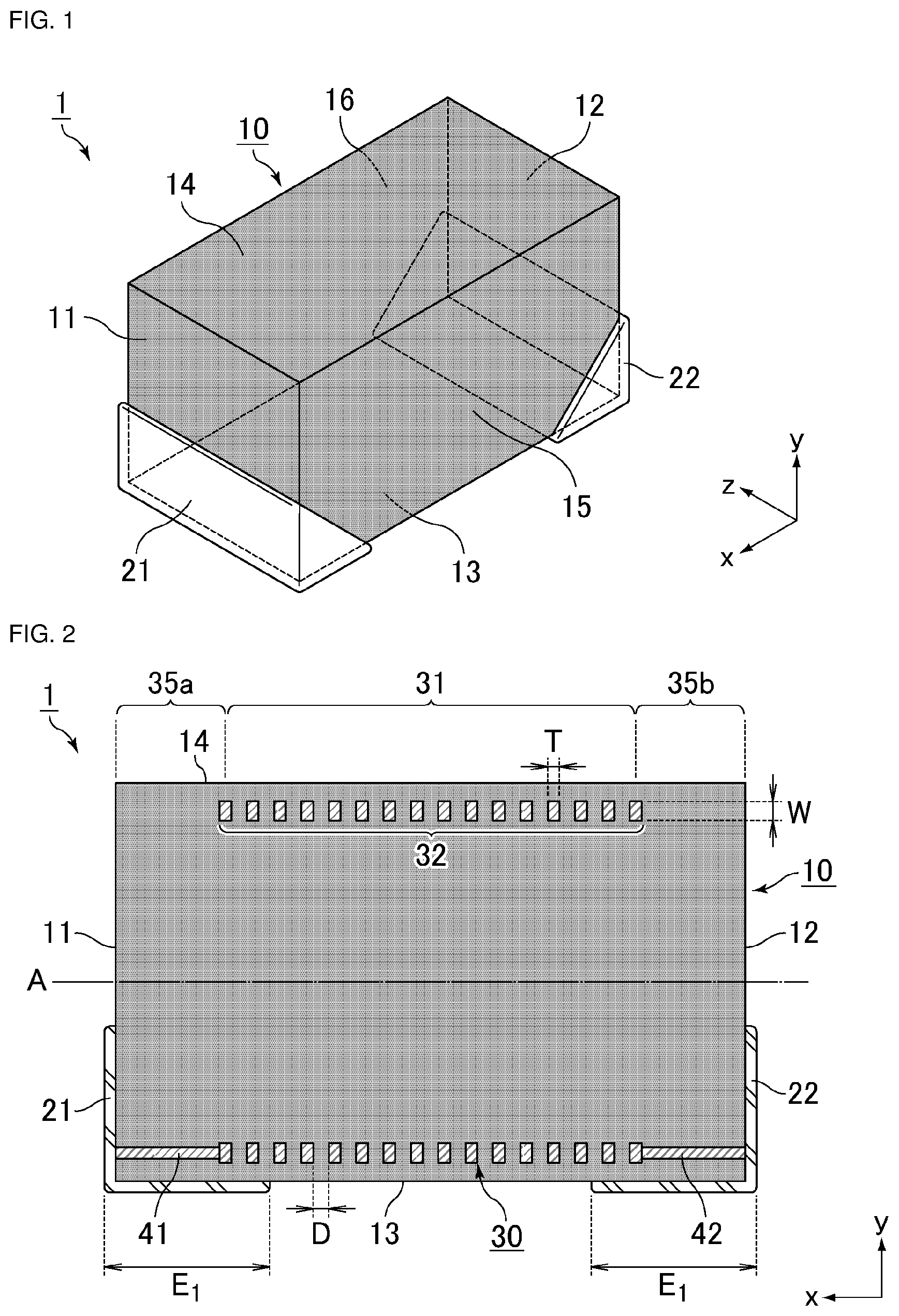 Patent US12106883 — Multilayer coil component — Figure 1
