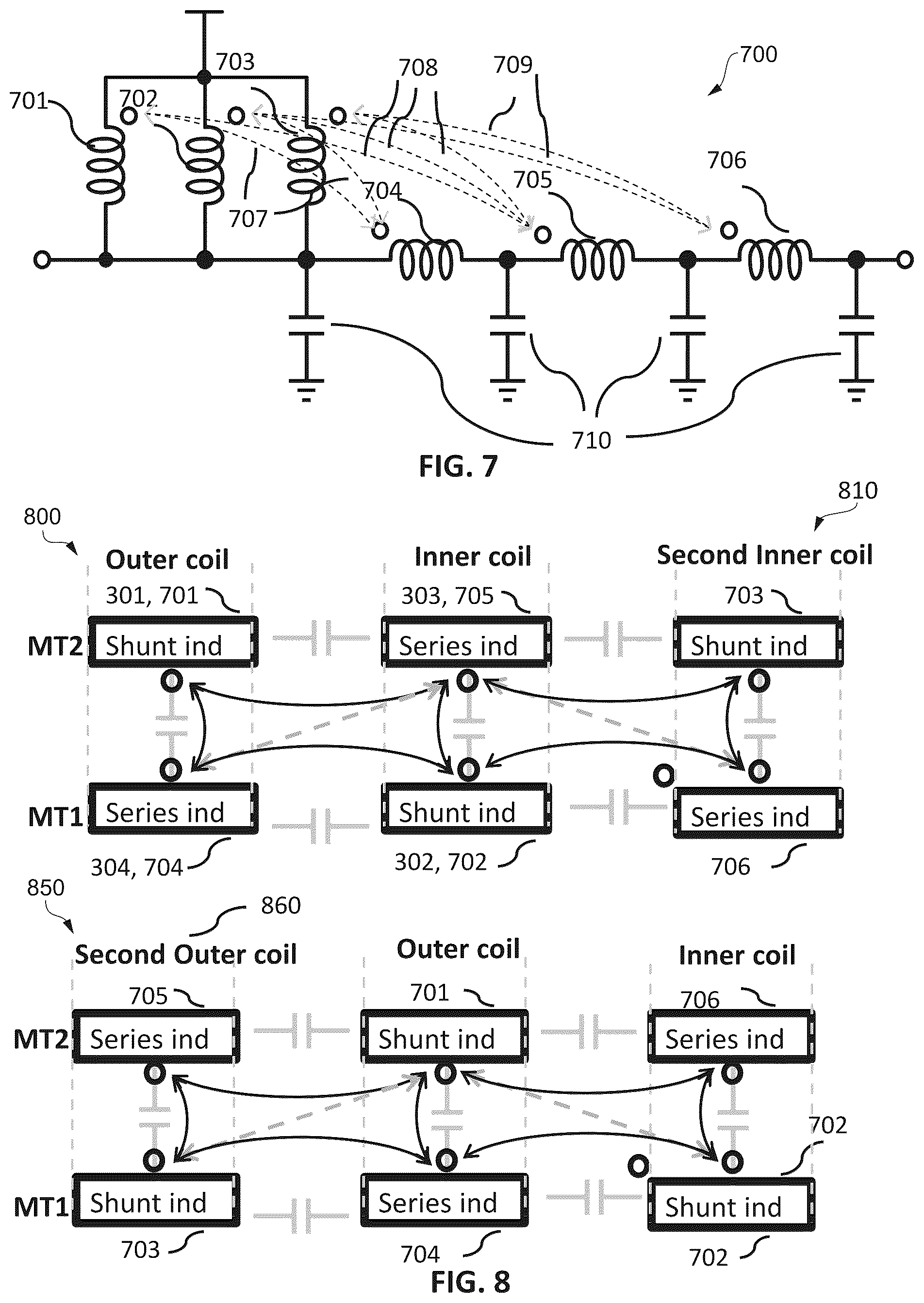 Patent US12106884 Figure 5 – Radio frequency auto-transformer, radio frequency device and method of construction of an auto-transformer