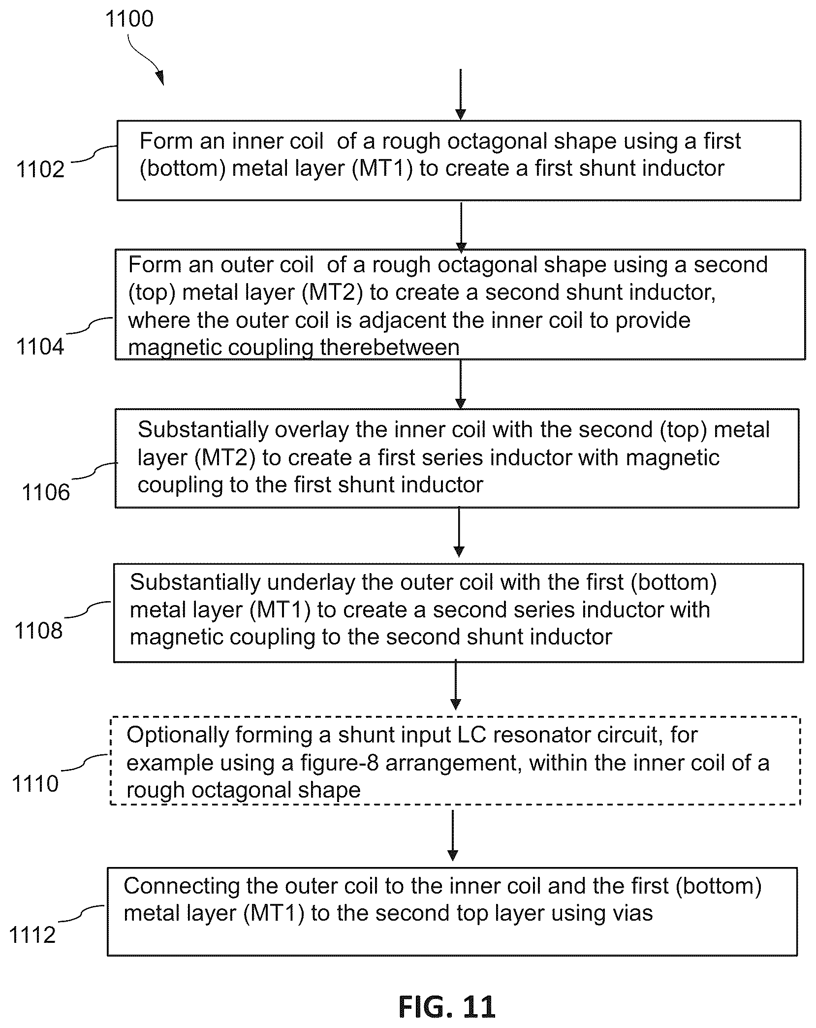Patent US12106884 Figure 8 – Radio frequency auto-transformer, radio frequency device and method of construction of an auto-transformer