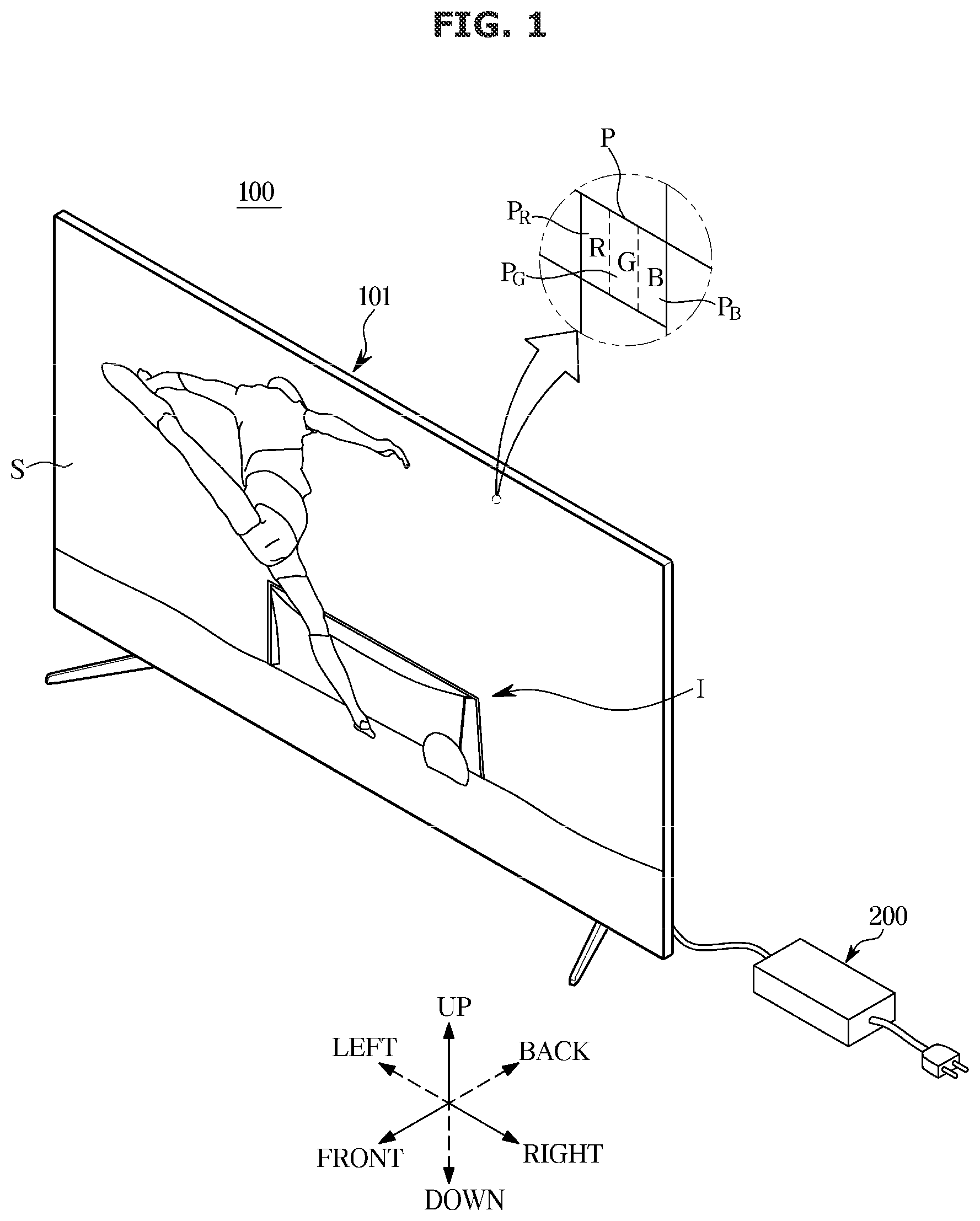 Patent US12106891 Figure 1 – Display apparatus