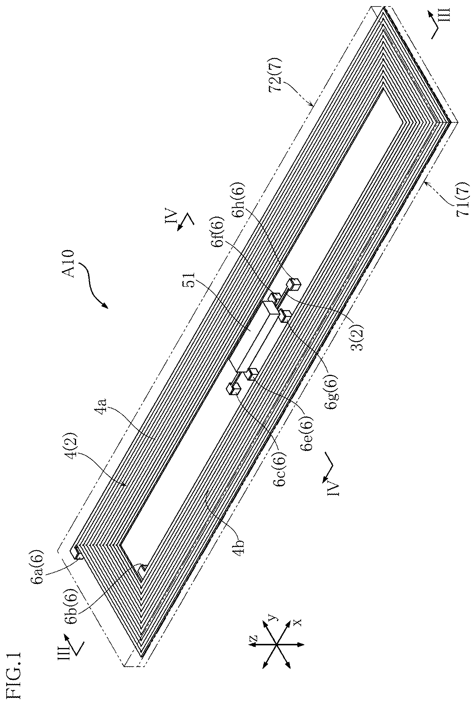 Patent US12106893 — Coil module, actuator provided with coil module, and method for manufacturing coil module — Figure 1