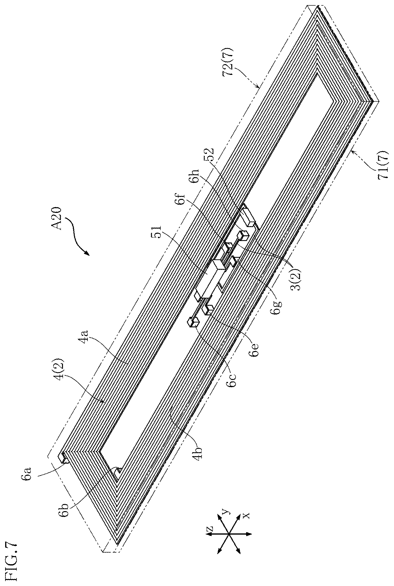 Patent US12106893 Figure 6 – Coil module, actuator provided with coil module, and method for manufacturing coil module