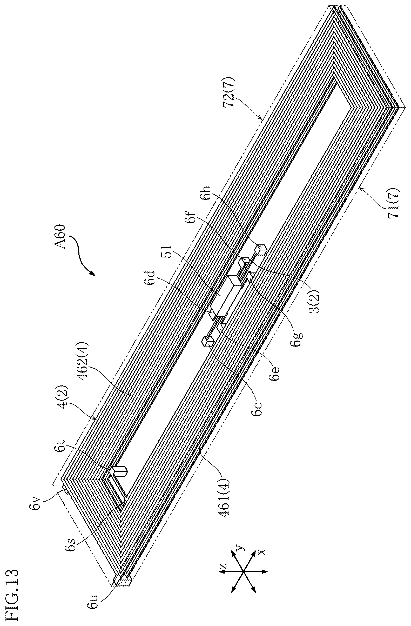 Patent US12106893 Figure 12 – Coil module, actuator provided with coil module, and method for manufacturing coil module
