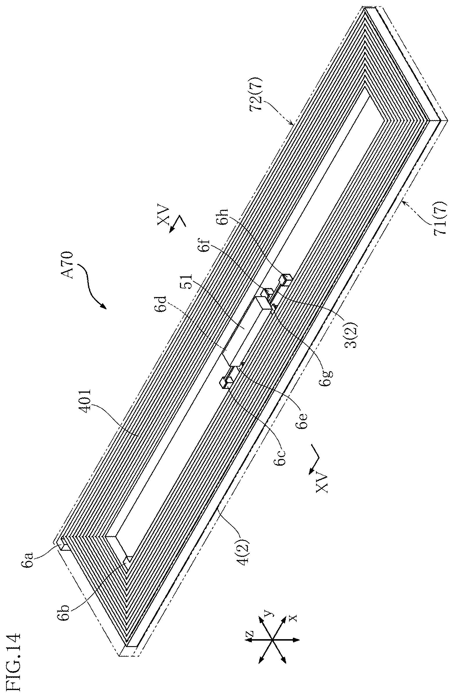 Patent US12106893 Figure 13 – Coil module, actuator provided with coil module, and method for manufacturing coil module