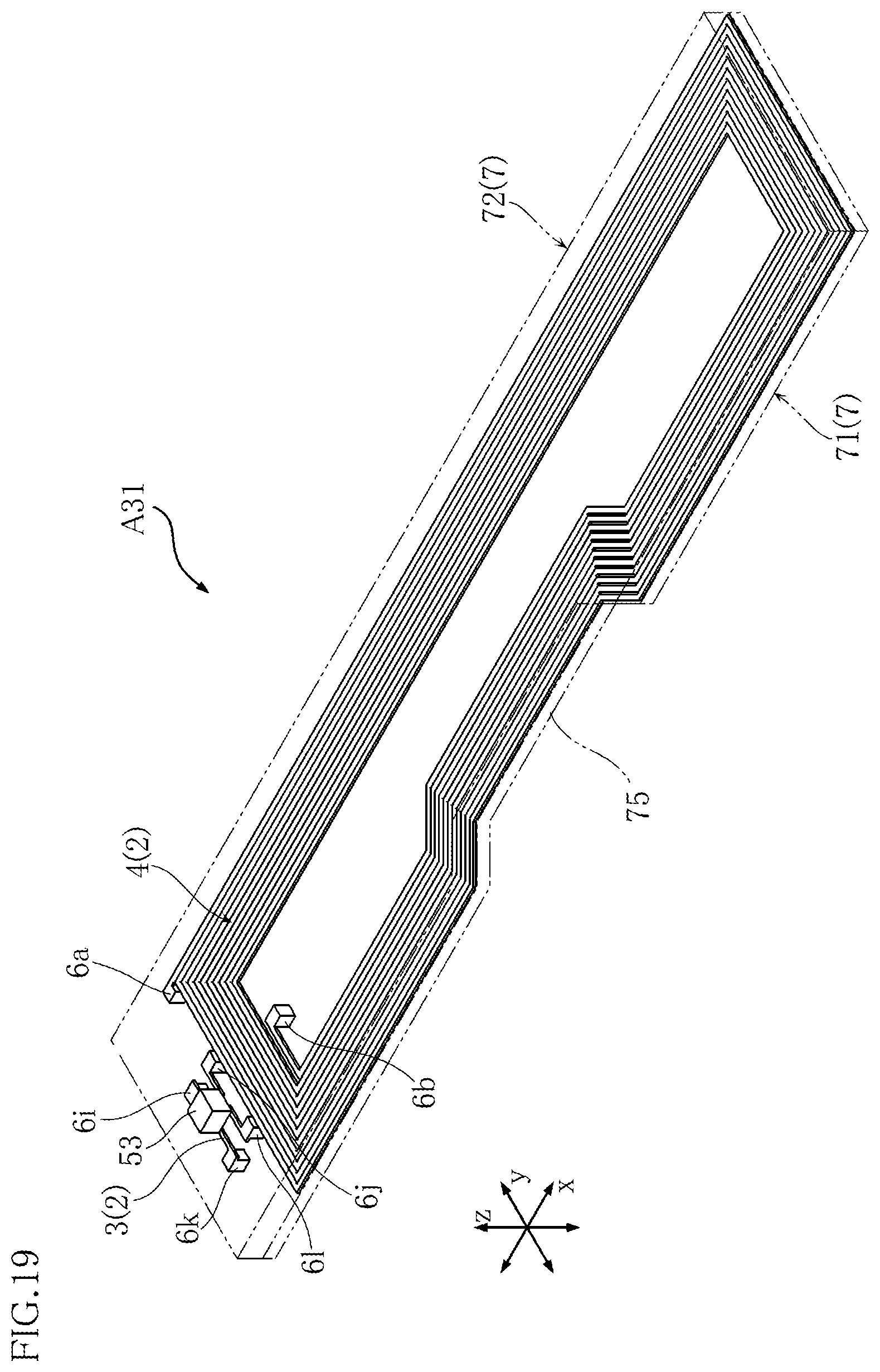Patent US12106893 Figure 16 – Coil module, actuator provided with coil module, and method for manufacturing coil module