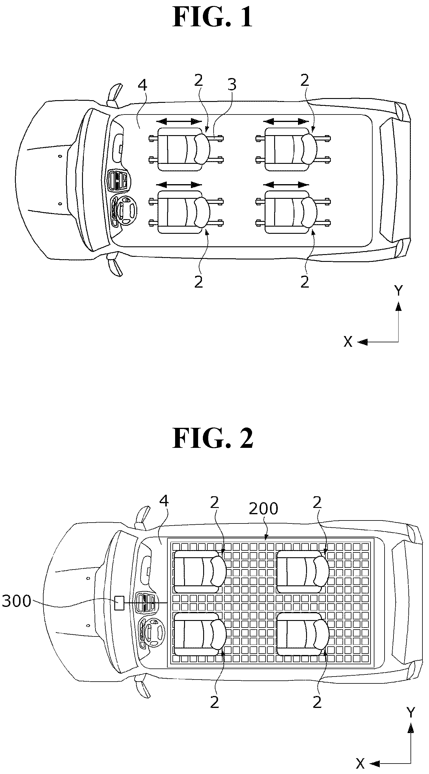 Patent US12106896 Figure 1 – Vehicle and method of controlling seat for vehicle