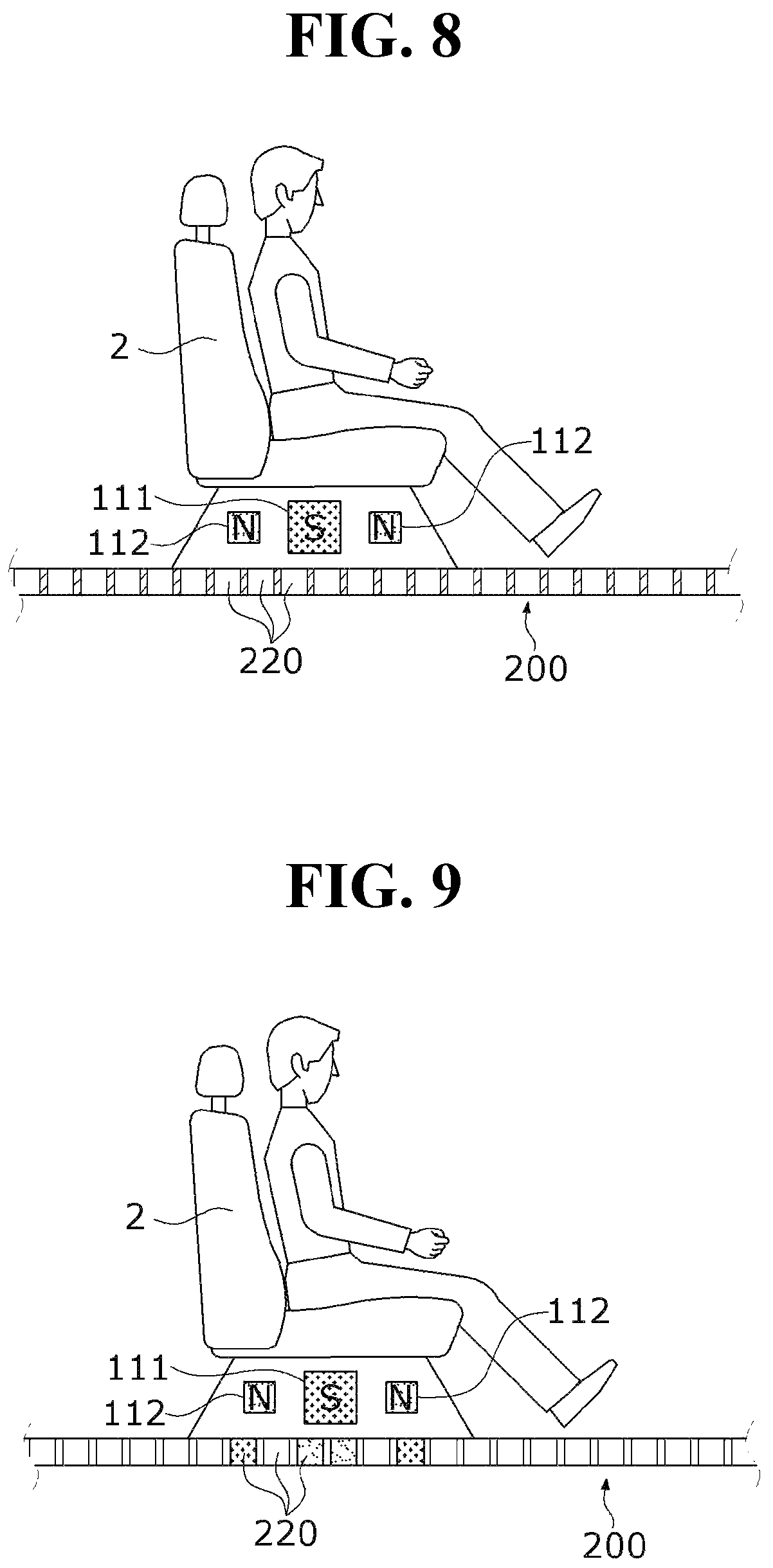 Patent US12106896 Figure 5 – Vehicle and method of controlling seat for vehicle