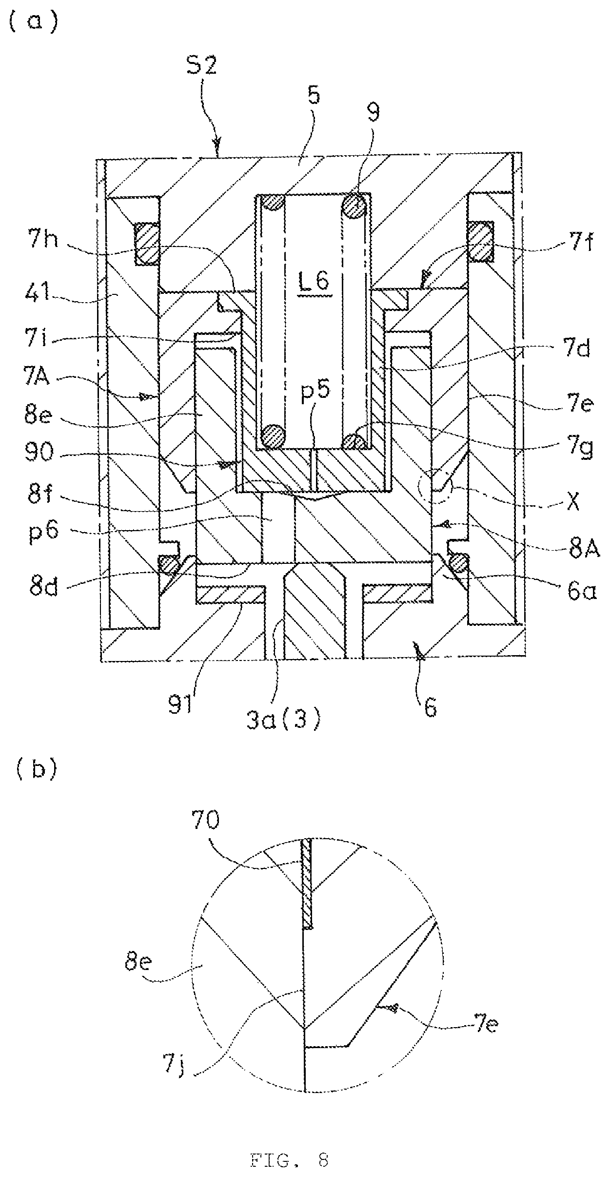 Patent US12106900 Figure 8 – Solenoid, solenoid valve, and shock absorber