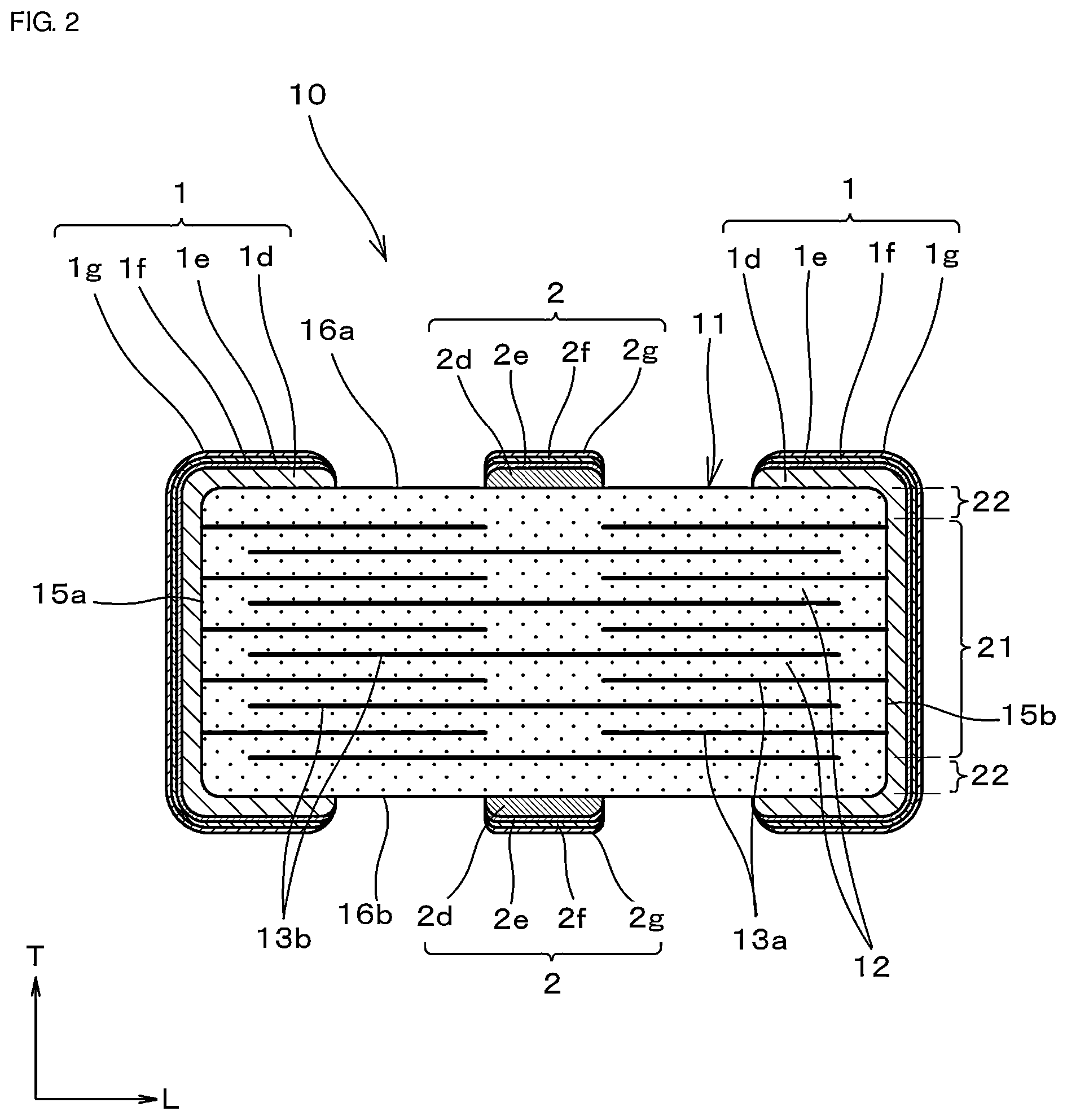 Patent US12106903 Figure 2 – Electronic component