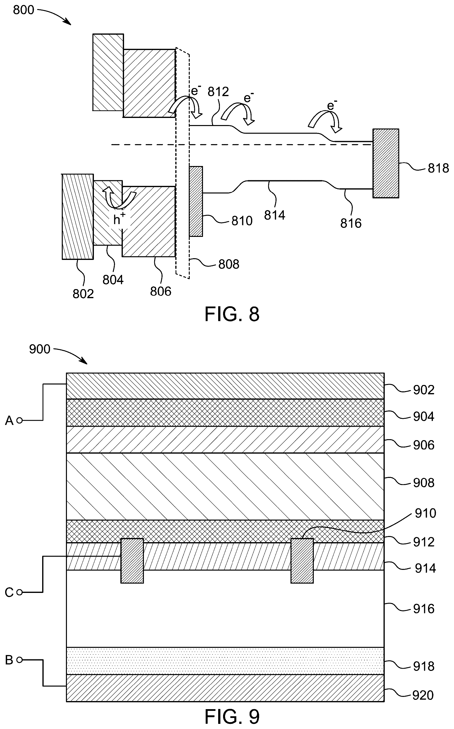 Patent US12106909 Figure 9 – Solar cell antireflection and porous silicon layers