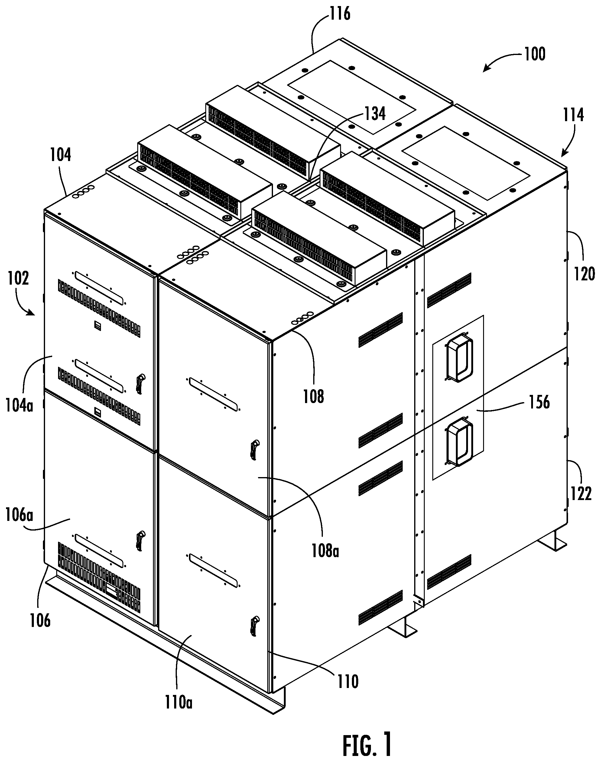 Patent US12106910 Figure 1 – Switchgear system that determines contact erosion in circuit breaker