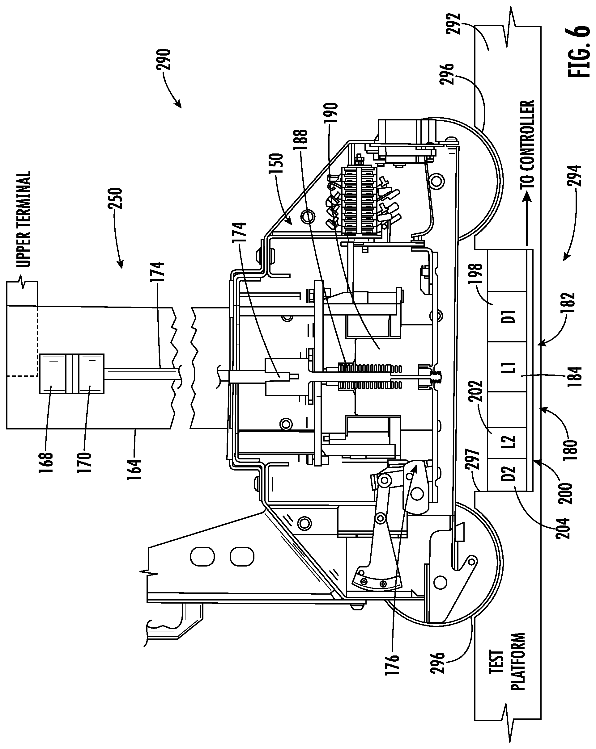 Patent US12106910 Figure 6 – Switchgear system that determines contact erosion in circuit breaker