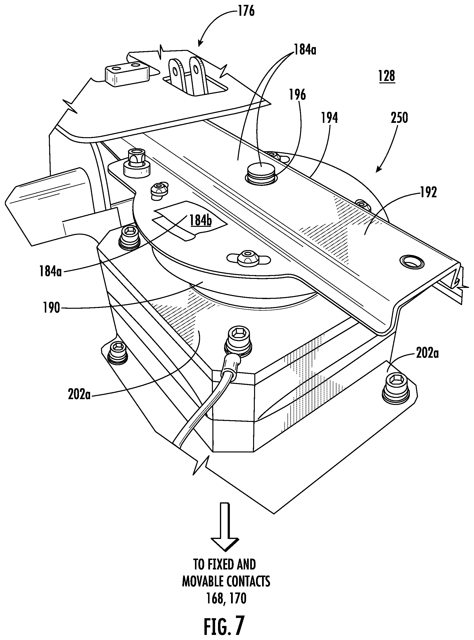 Patent US12106910 Figure 7 – Switchgear system that determines contact erosion in circuit breaker
