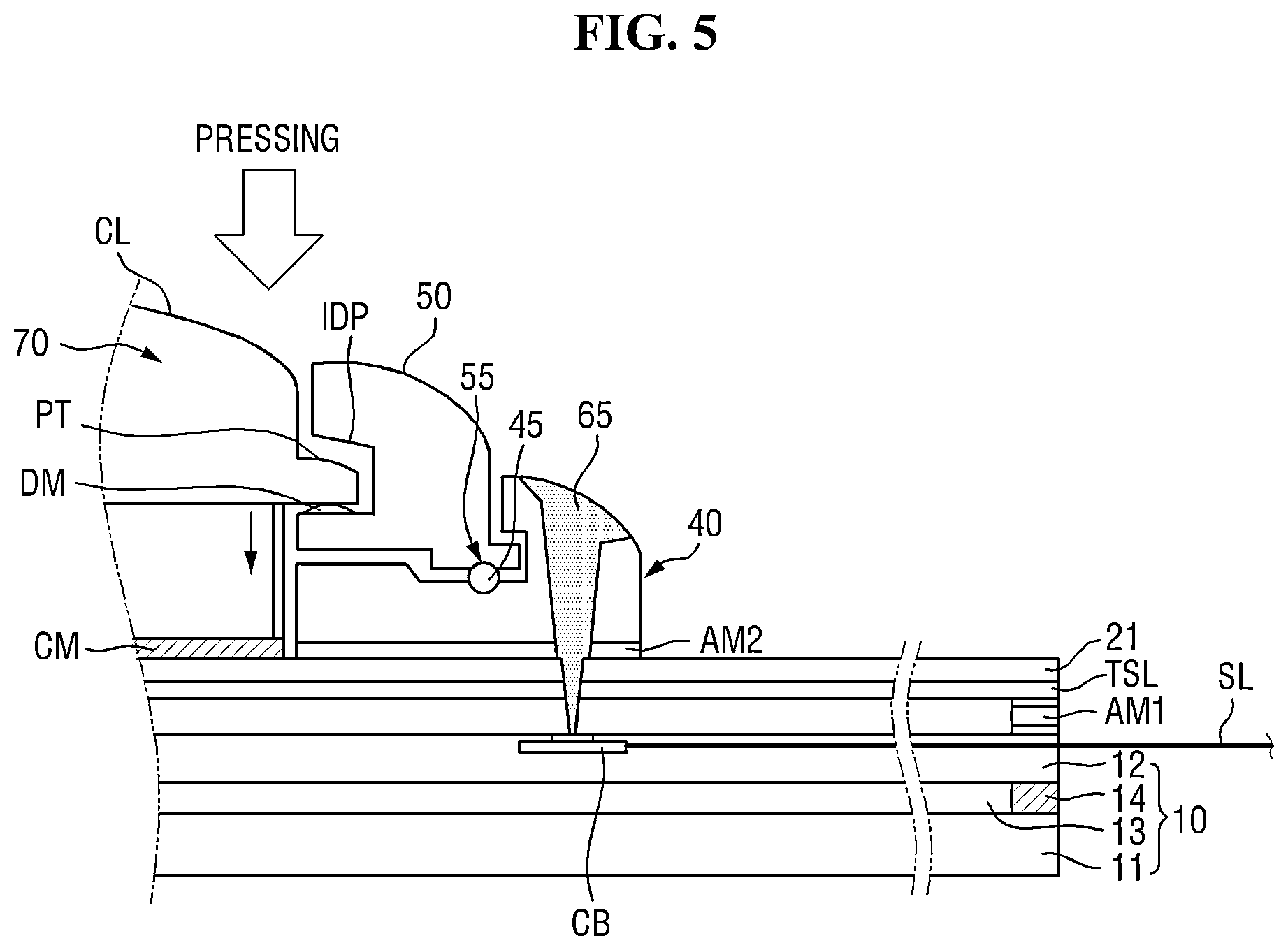 Patent US12106912 Figure 5 – Button composite structure